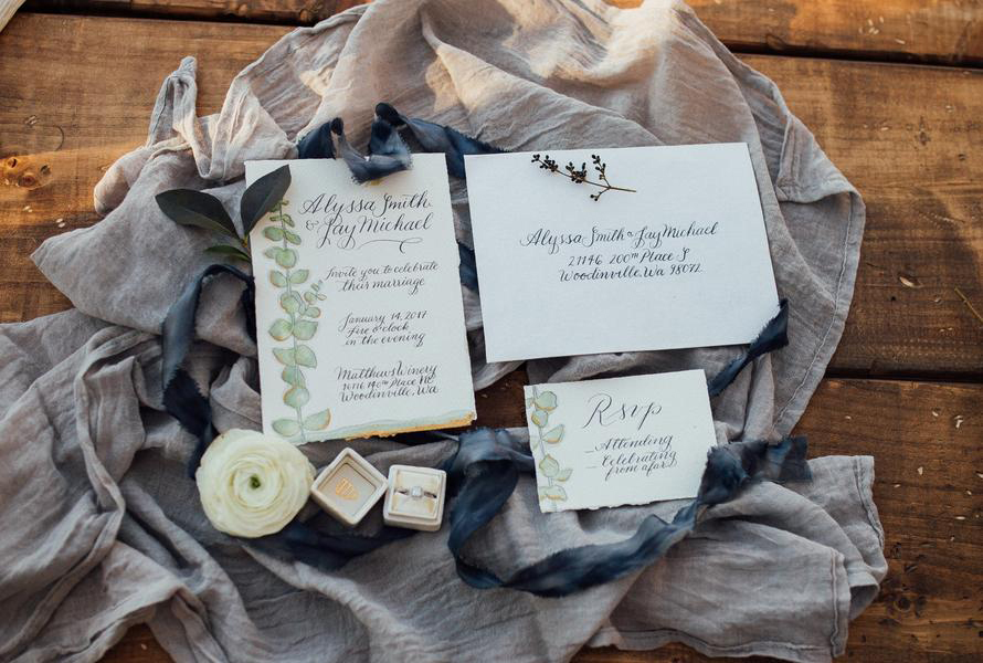 Stationery: Ink & Sable Image: Kelsey Leigh Photography