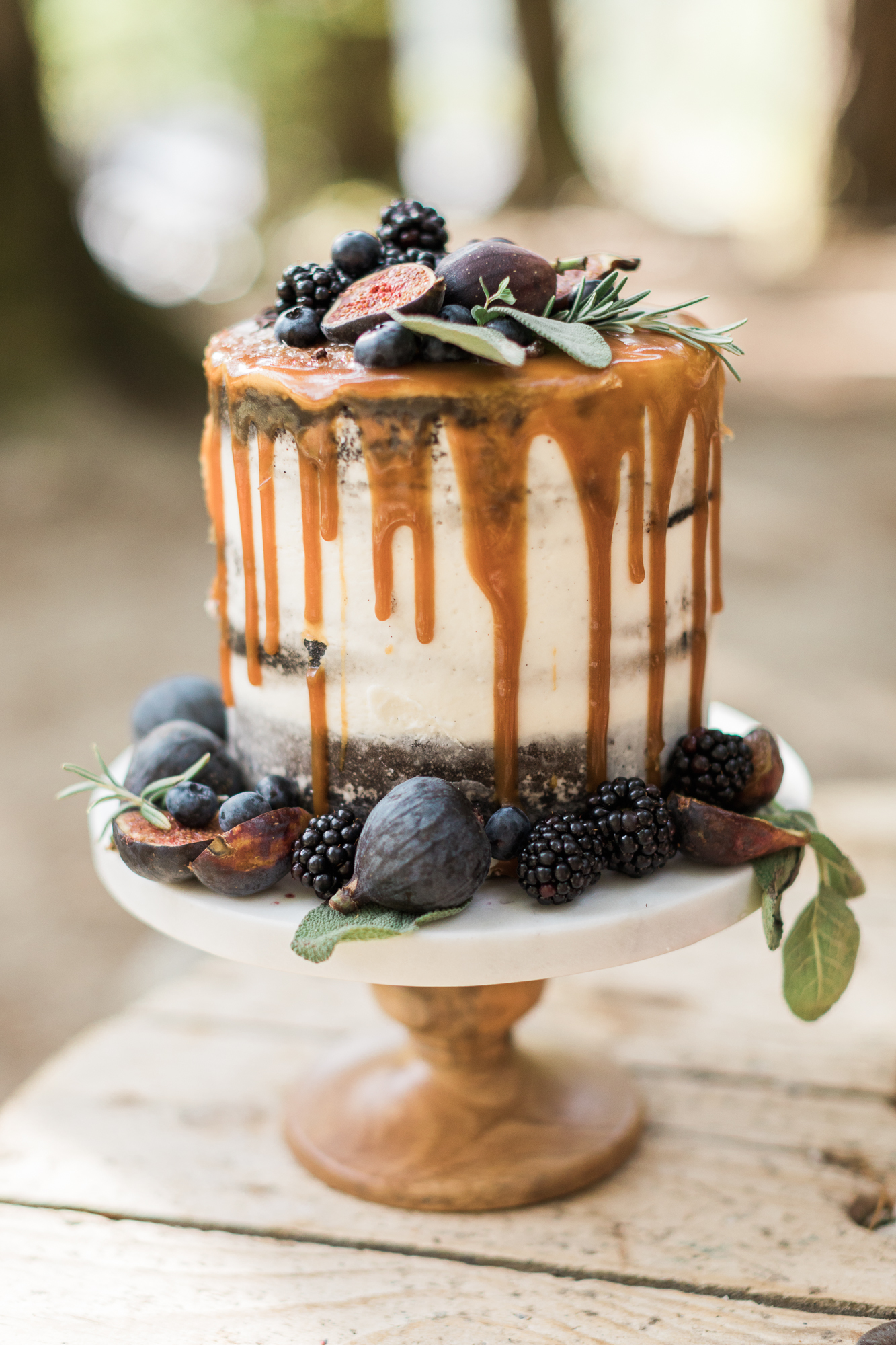 Salted Caramel Translucent Cake: Eat More Cake by Candice Image: Joanna Monger