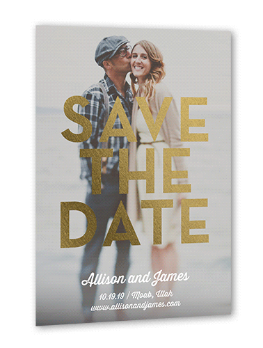 Customizable Save The Date from Shutterfly