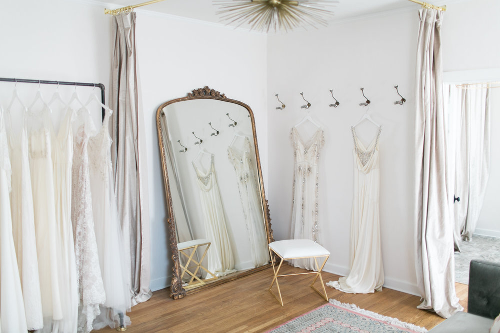 The dress theory seattle is a favorite with rock & stone brides