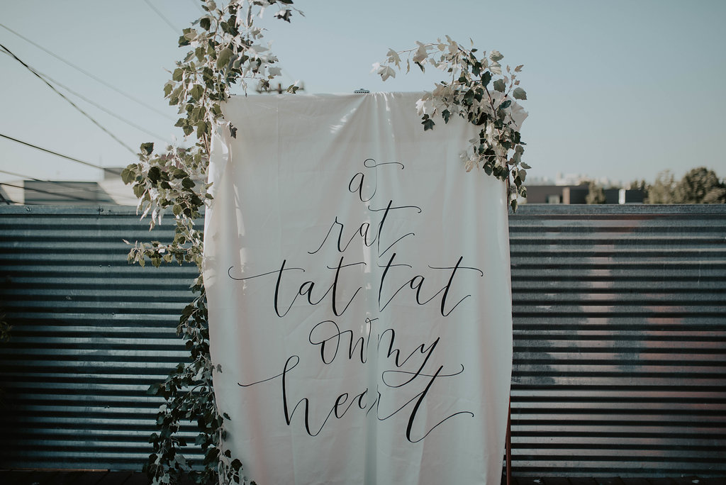The backdrop by Bespoke Tacoma