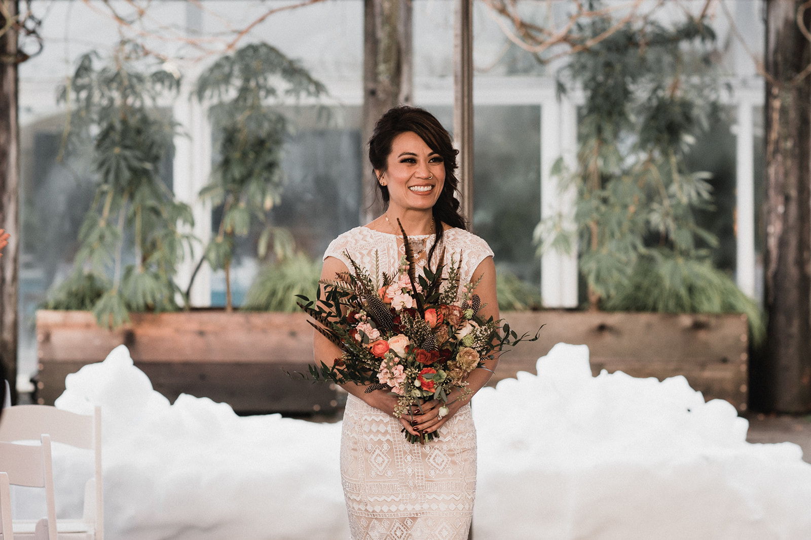 Check out that spectacular bouquet!