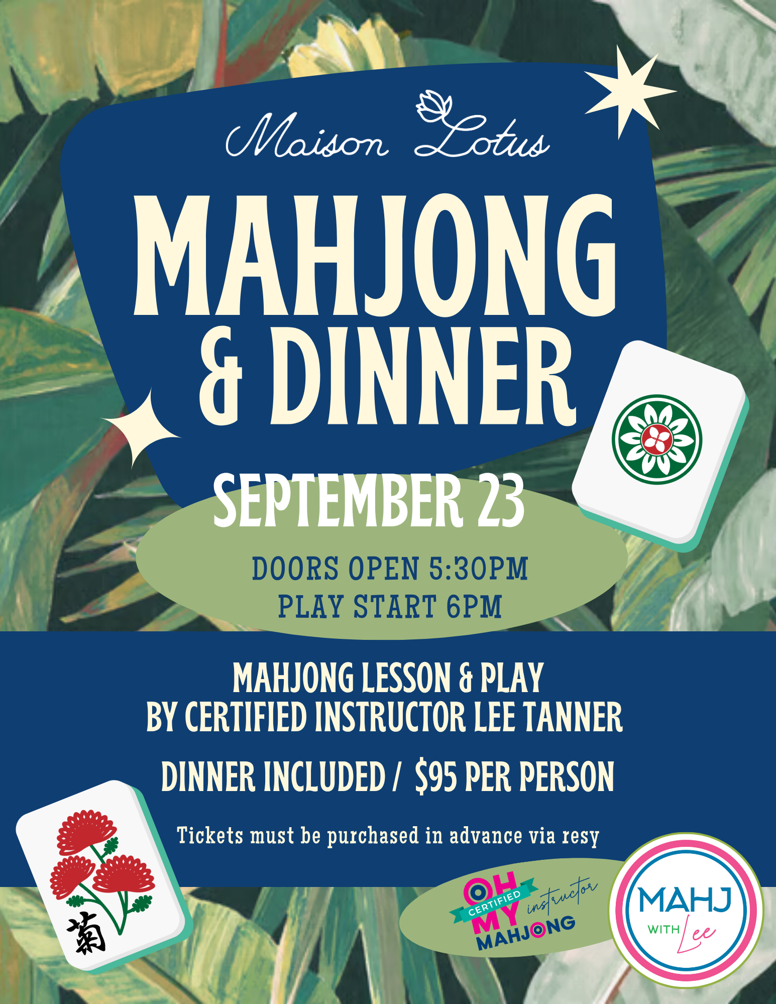 Mahjong at Maison Lotus