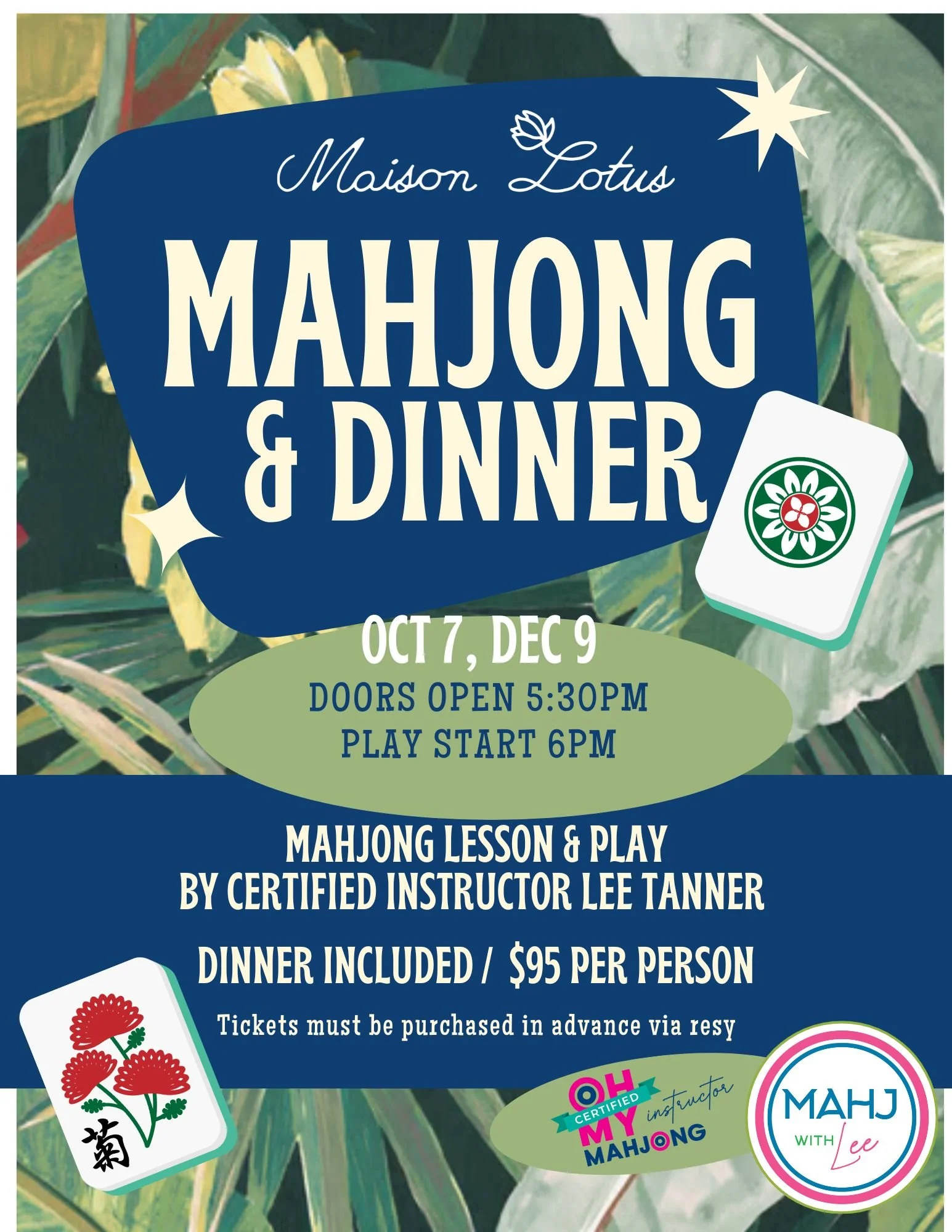 Mahjong at Maison Lotus