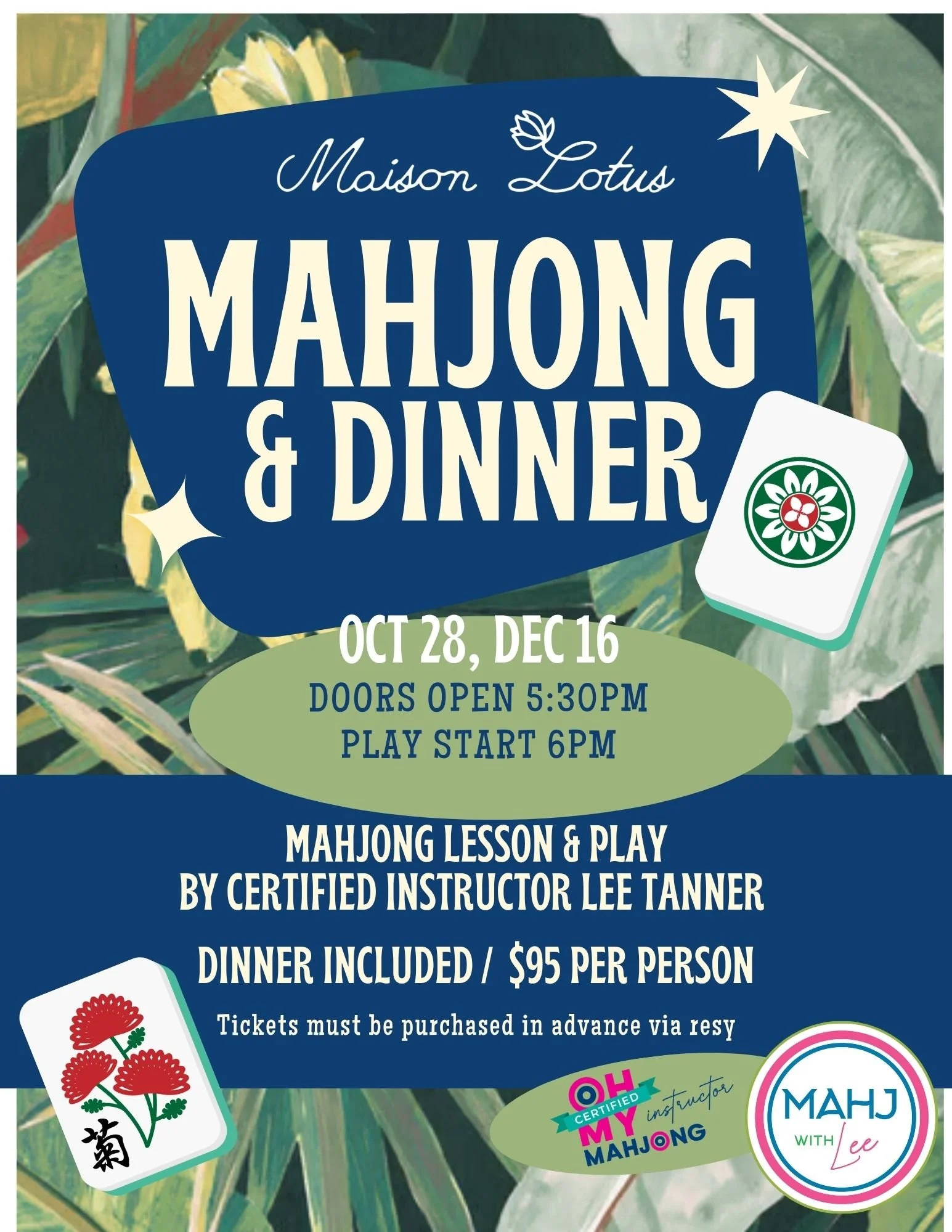 Mahjong at Maison Lotus
