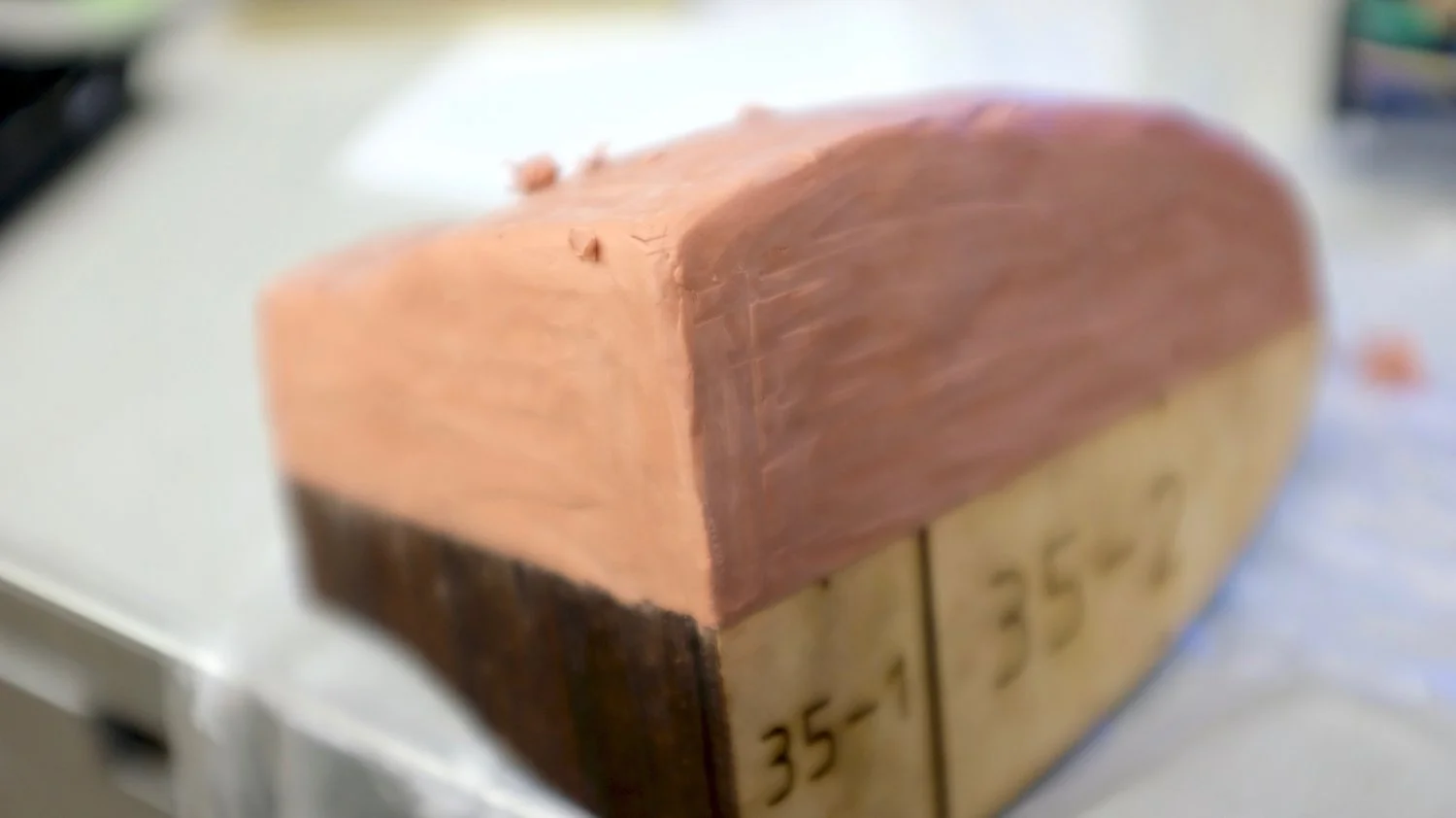 Finishing the skin.