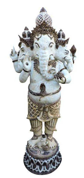 Glazed Ceramic Ganesh