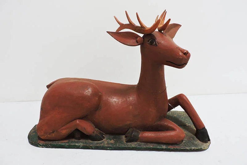 Burmese Carved Deer