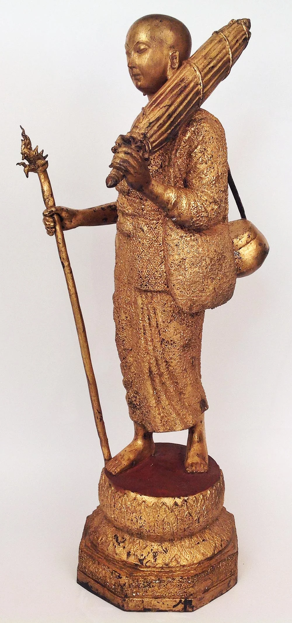 Walking Monk, 18th C., Burma