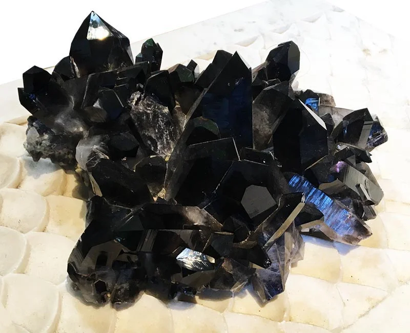 Black Arkansas Quartz Cluster