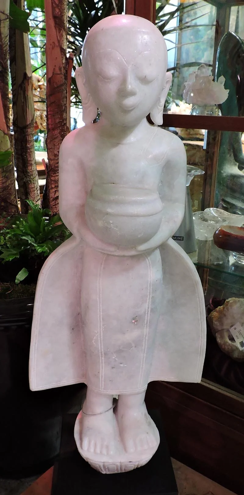Devotional Monk with Alms Bowl