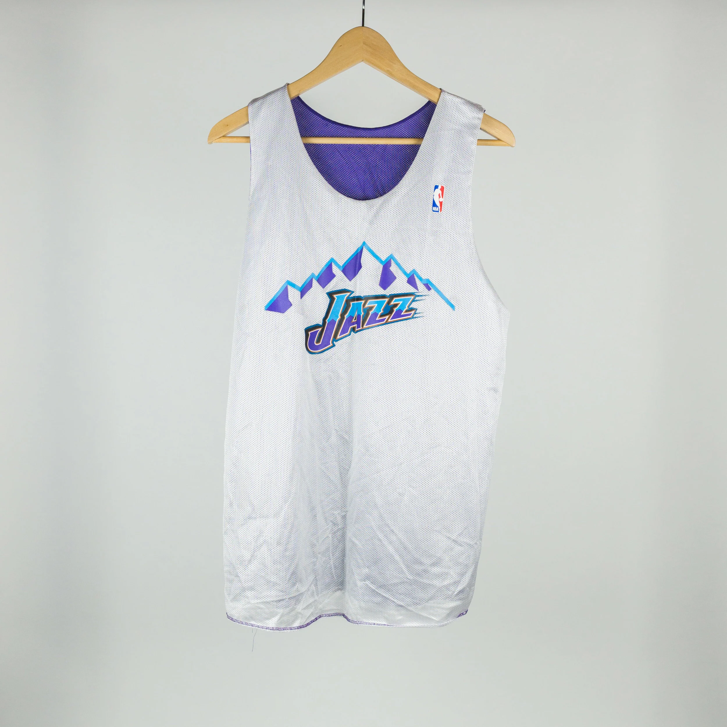 Sz L NBA Utah Jazz Reversible Practice Jersey