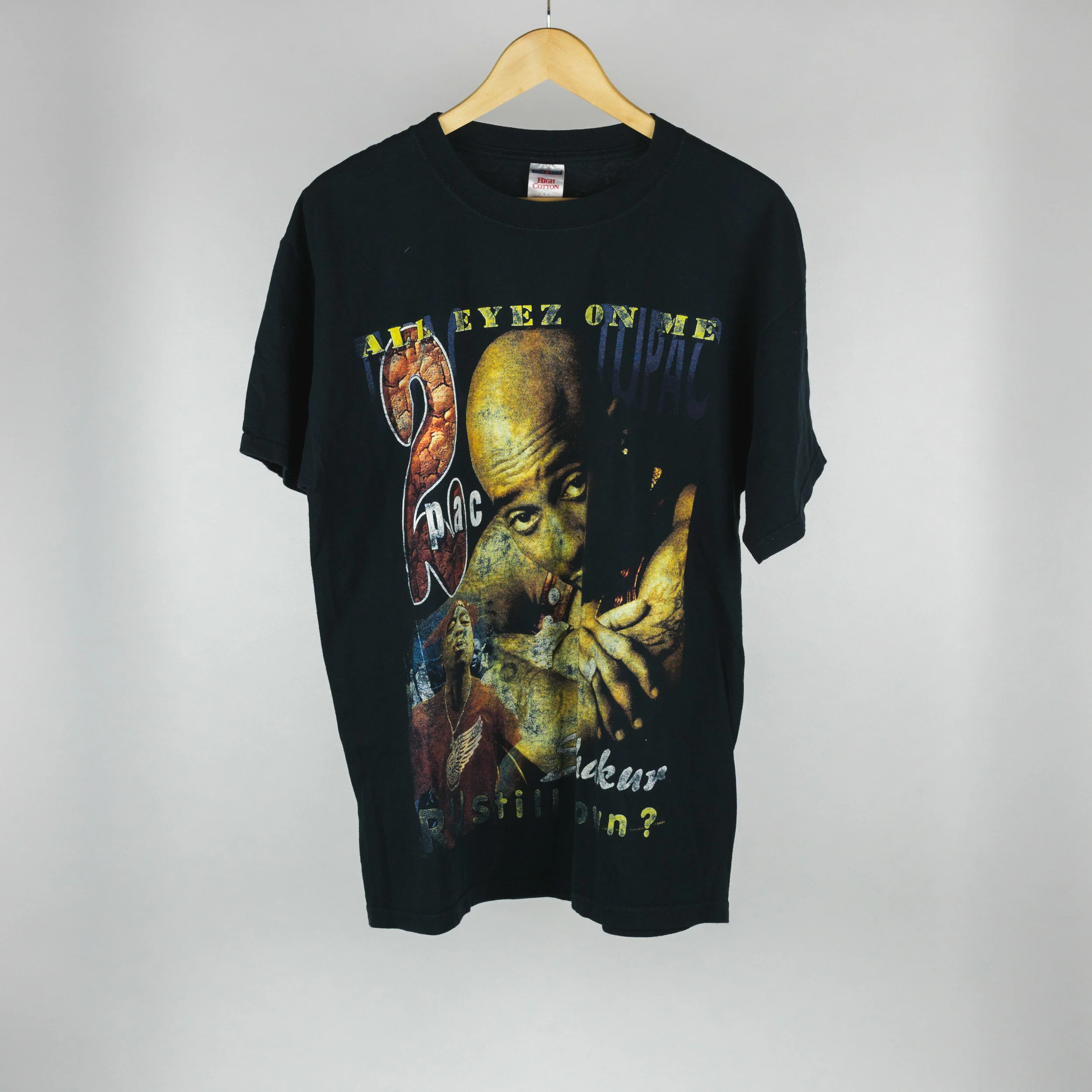 Sz L Vintage 2Pac "R U Down" Tee