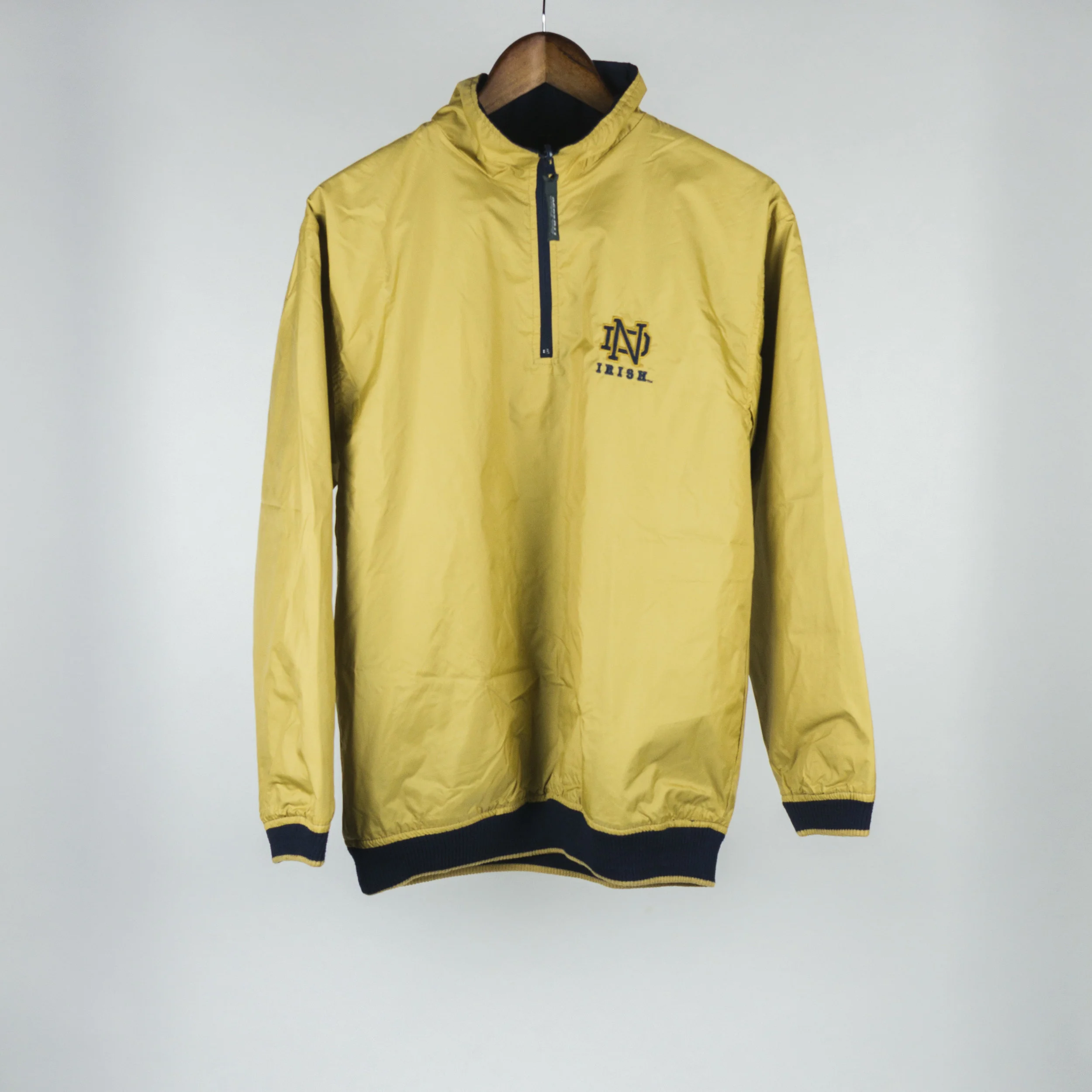 Sz S Notre Dame Half-Zip Pullover 