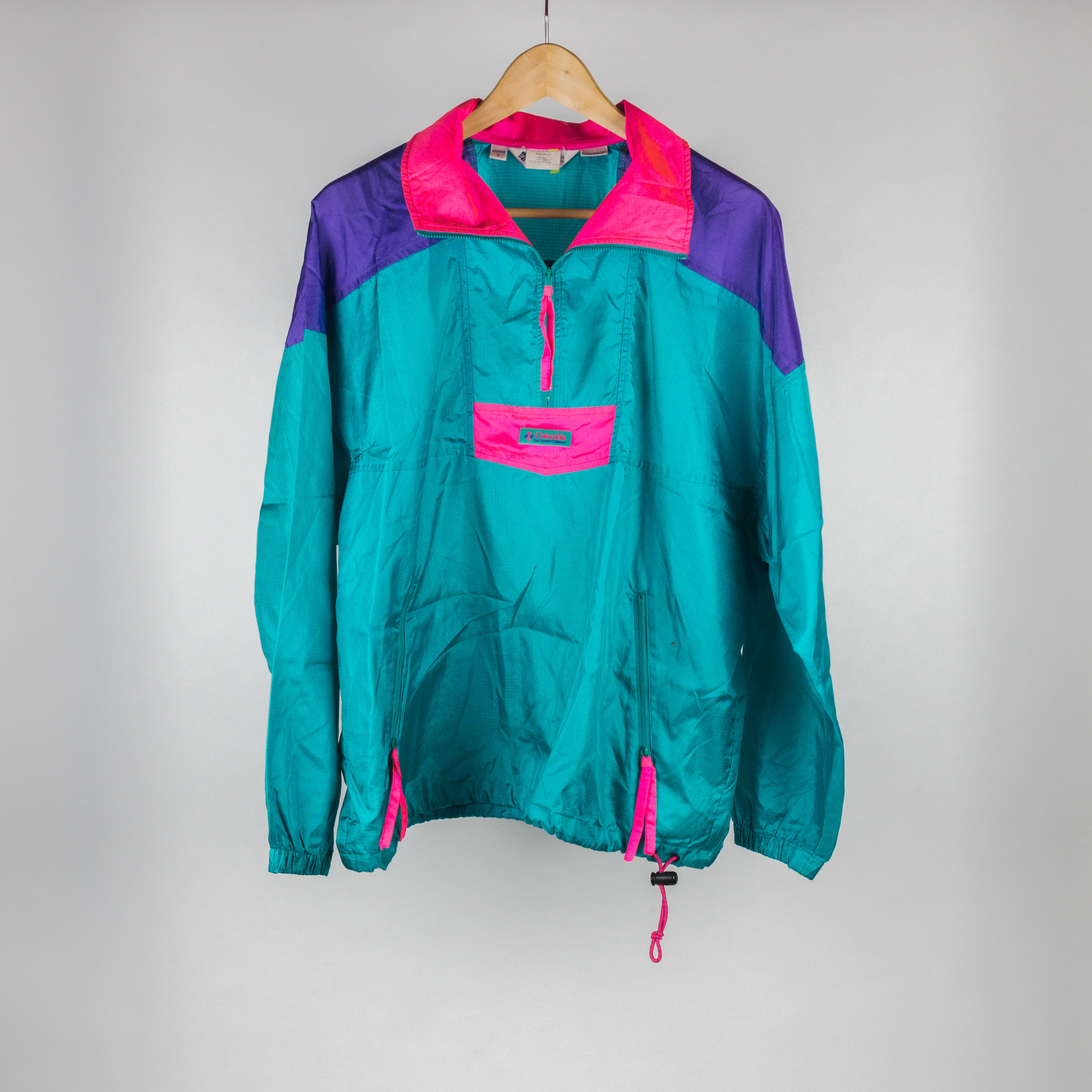Sz L Vintage Women's Columbia Winbreaker