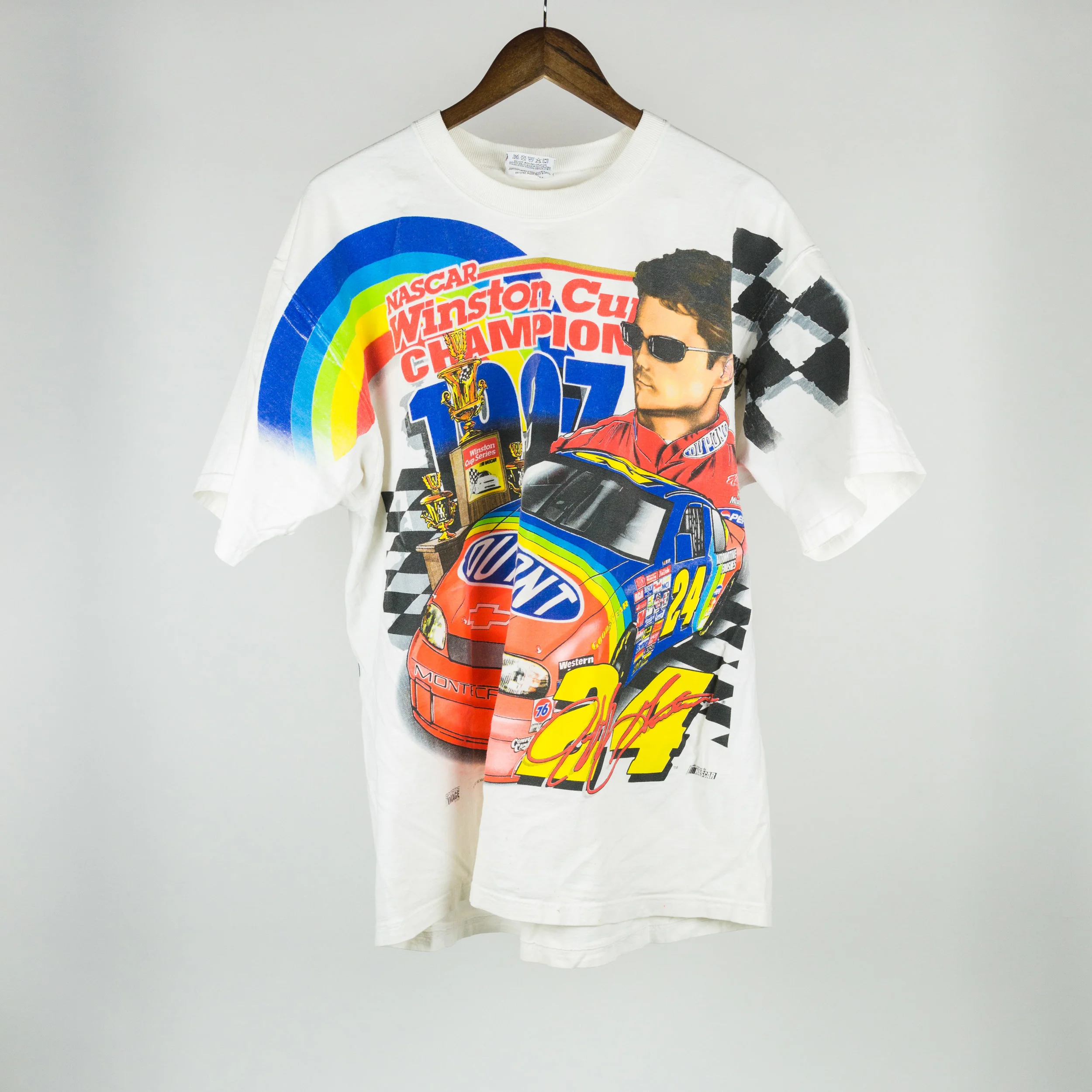 Sz XL Authentic Vintage Jeff Gordon Nascar Tee