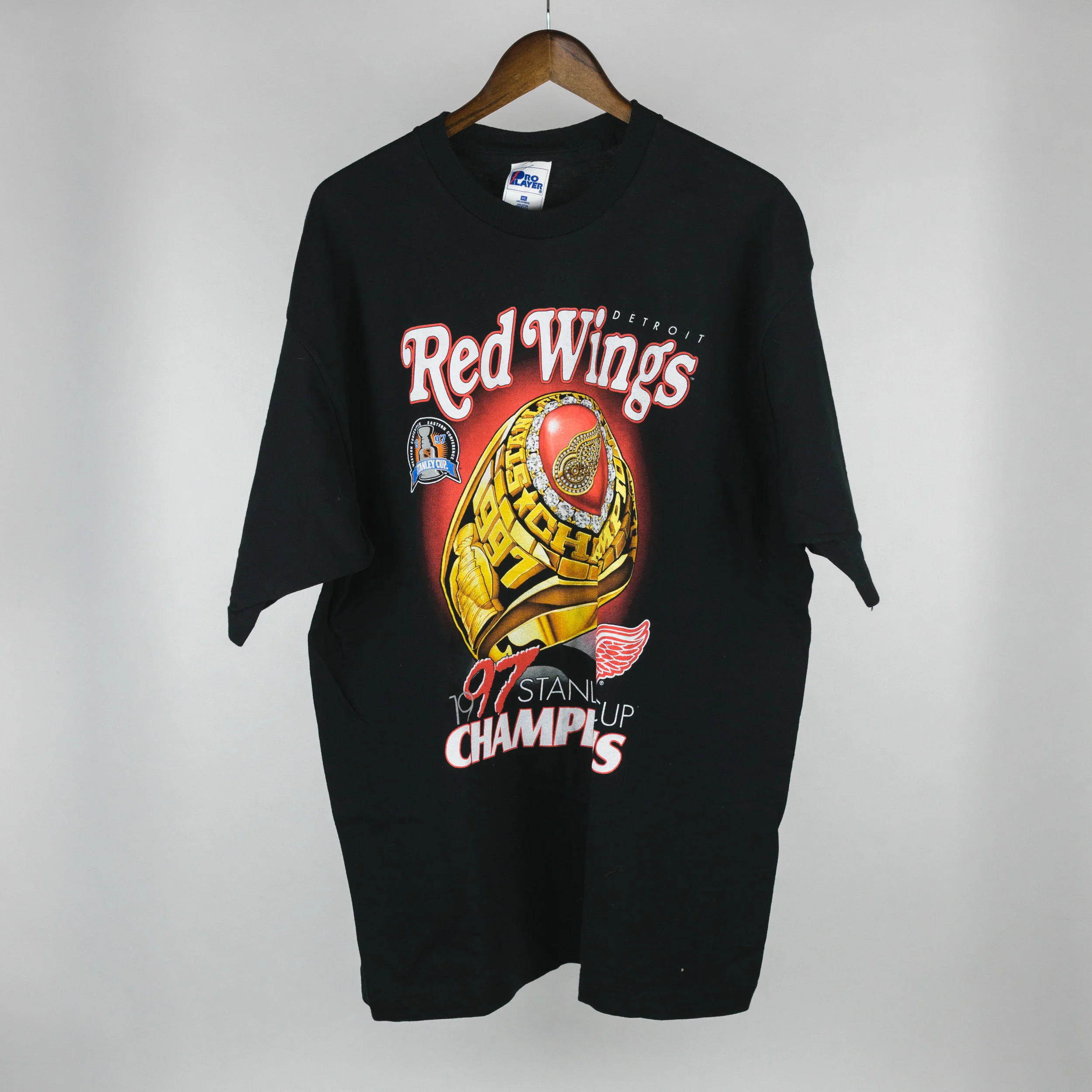 Sz 2XL Vintage 1997 Stanley Cup Detroit Red Wings Tee
