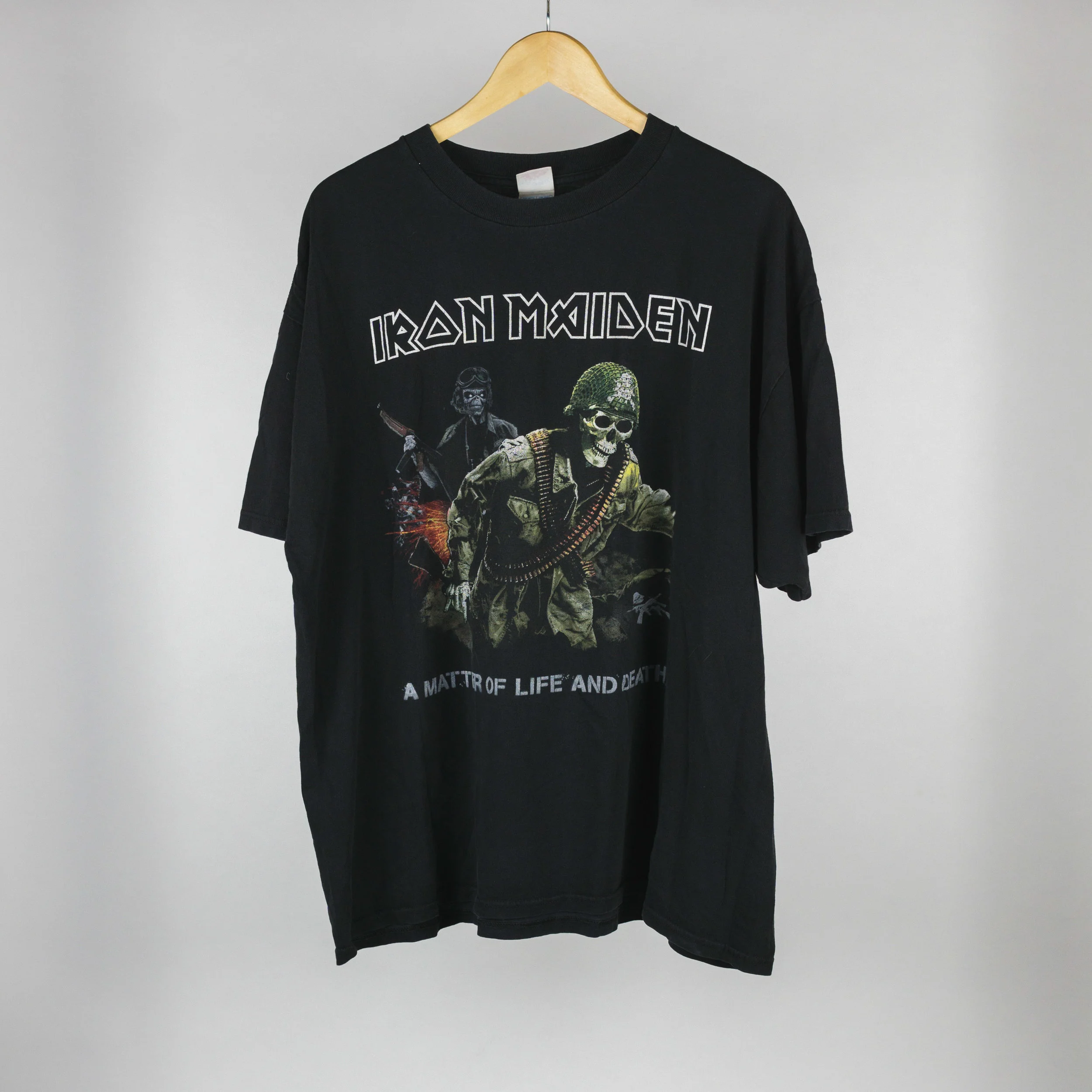 Sz 2XL Vintage Iron Maiden Matter of Life and Death Tee
