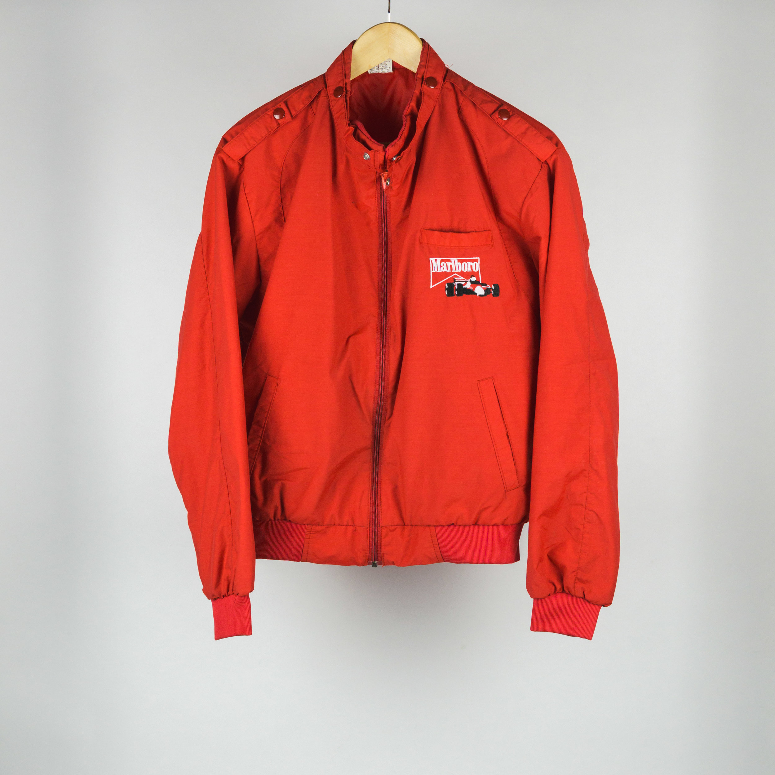 Sz L Vintage Malboro Members Only Style Bomber