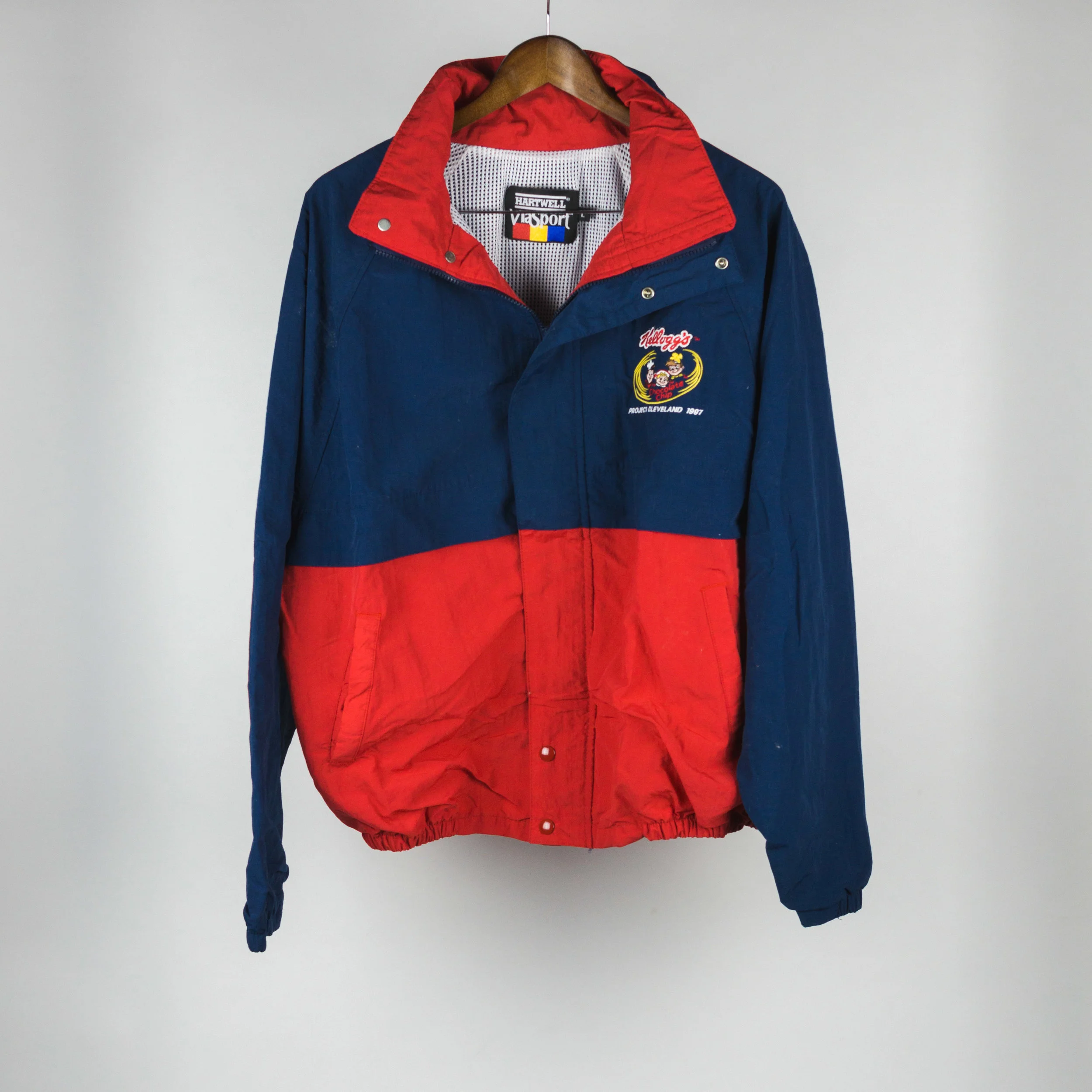 Size L Vintage Kellogs Windbreaker