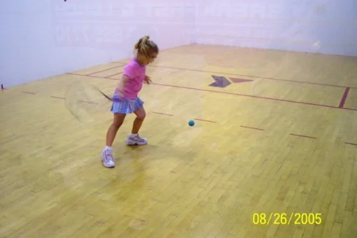 Jordan playing as a 6-year-old.