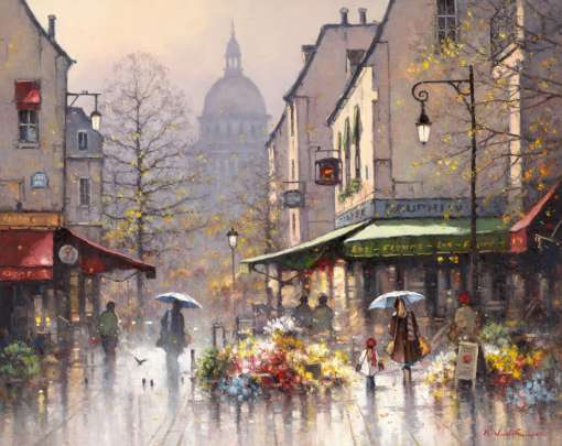 Flower Markets in the Latin Quarter