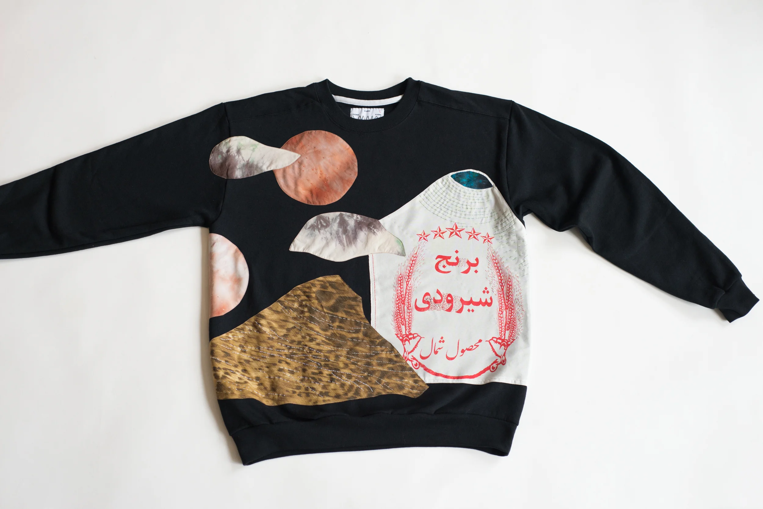 Wearable Landscape; "Wear A Mountain, Carry A Sun" by VVORK VVORK VVORK Designed and made in Brooklyn New York by Zeynab Izadyar