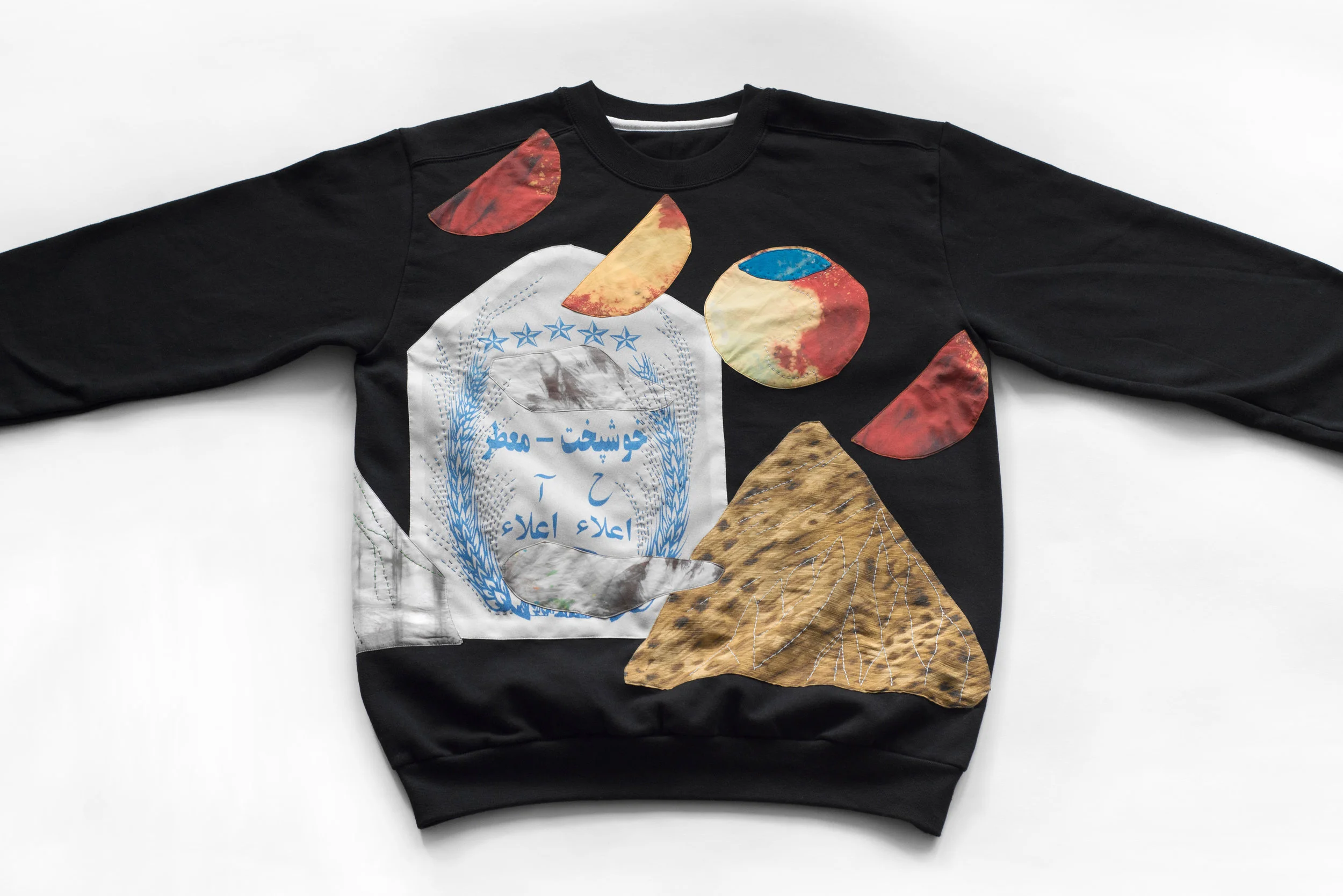 Wearable Landscape; "Wear A Mountain, Carry A Sun" by VVORK VVORK VVORK Designed and made in Brooklyn New York by Zeynab Izadyar