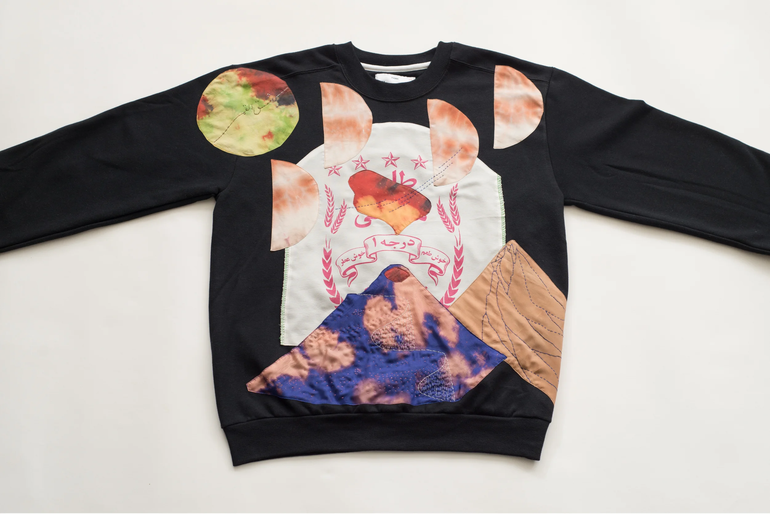 Wearable Landscape; "Wear A Mountain, Carry A Sun" by VVORK VVORK VVORK Designed and made in Brooklyn New York by Zeynab Izadyar