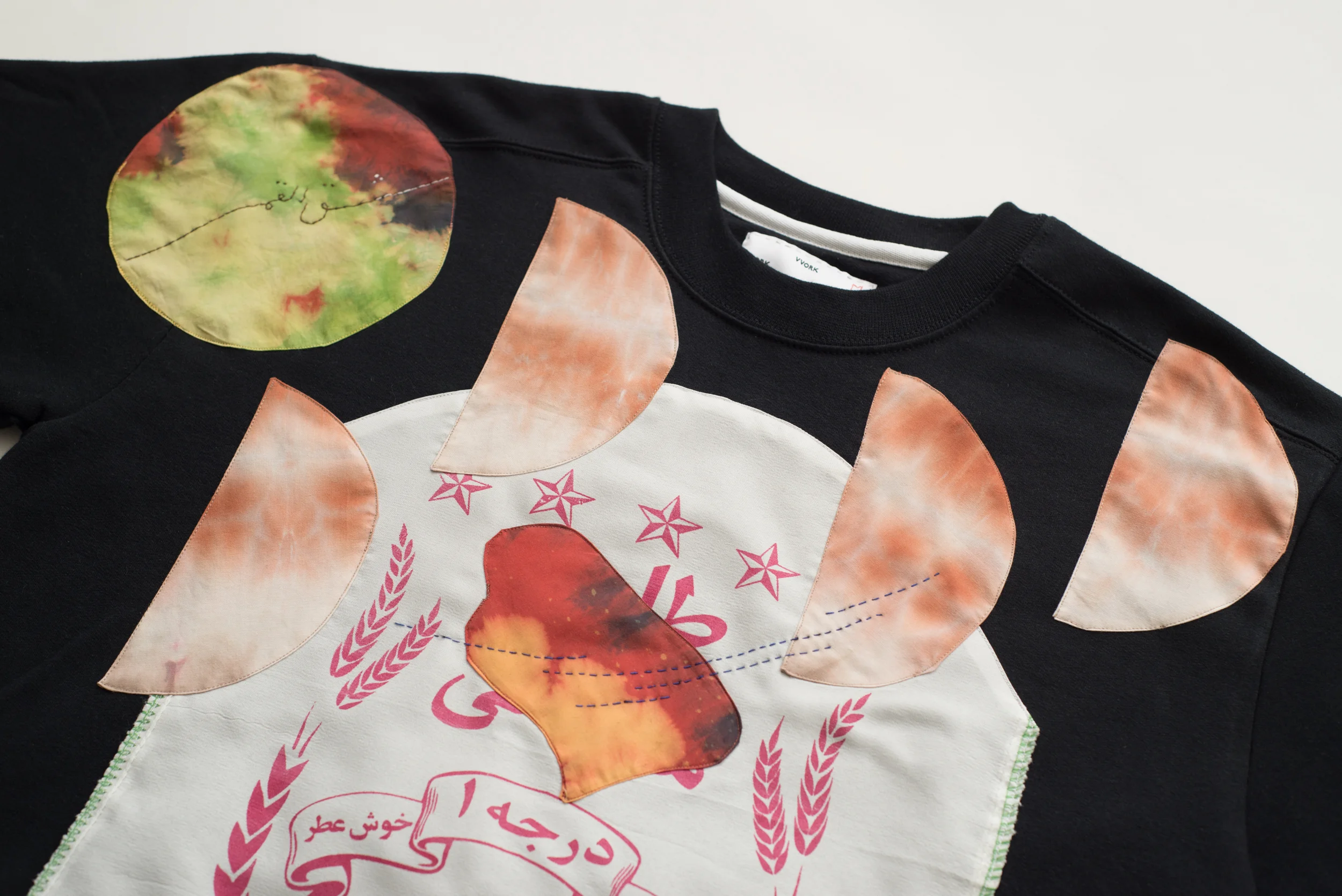 Wearable Landscape; "Wear A Mountain, Carry A Sun" by VVORK VVORK VVORK Designed and made in Brooklyn New York by Zeynab Izadyar