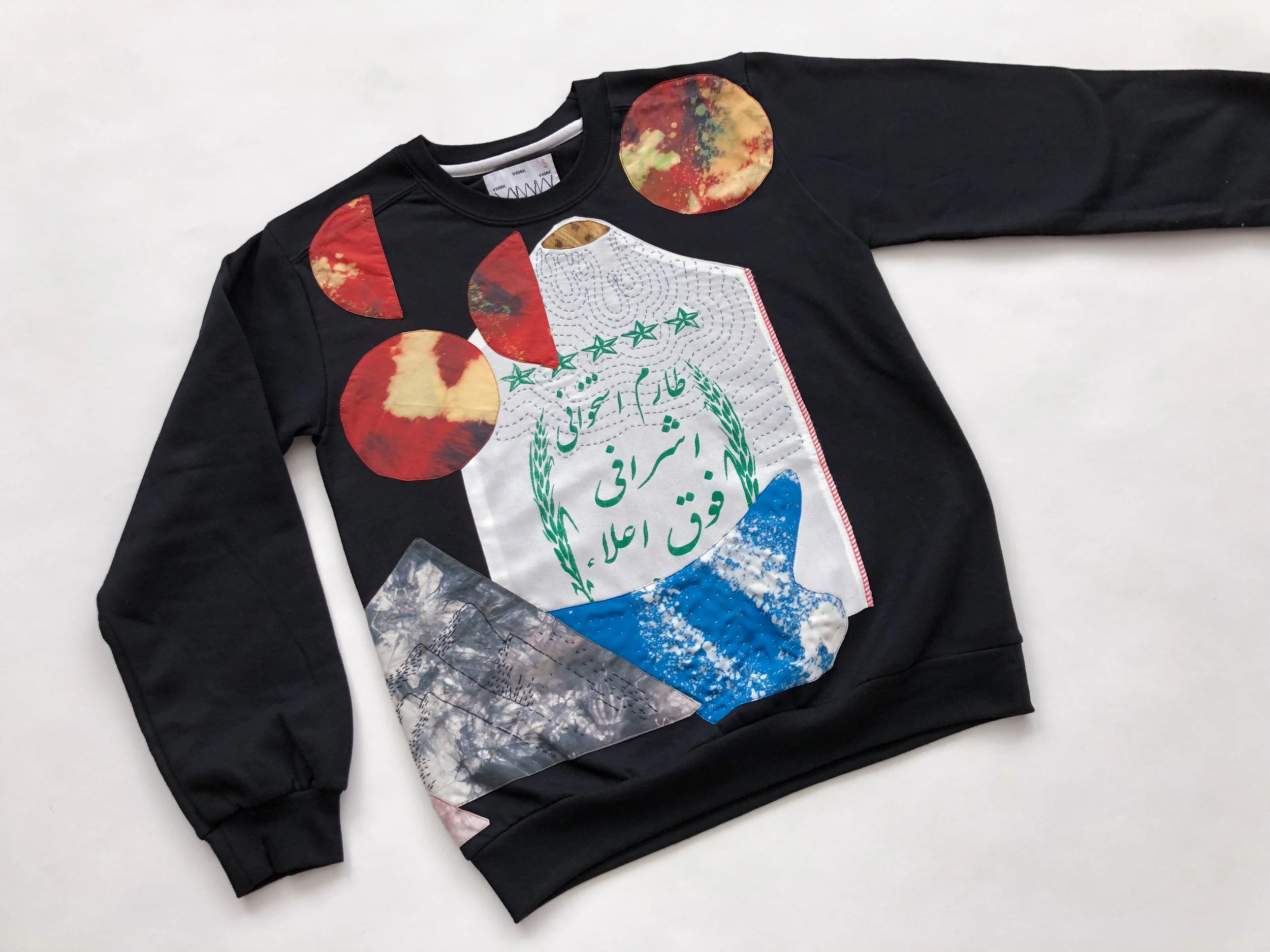 Wearable Landscape; "Wear A Mountain, Carry A Sun" by VVORK VVORK VVORK Designed and made in Brooklyn New York by Zeynab Izadyar
