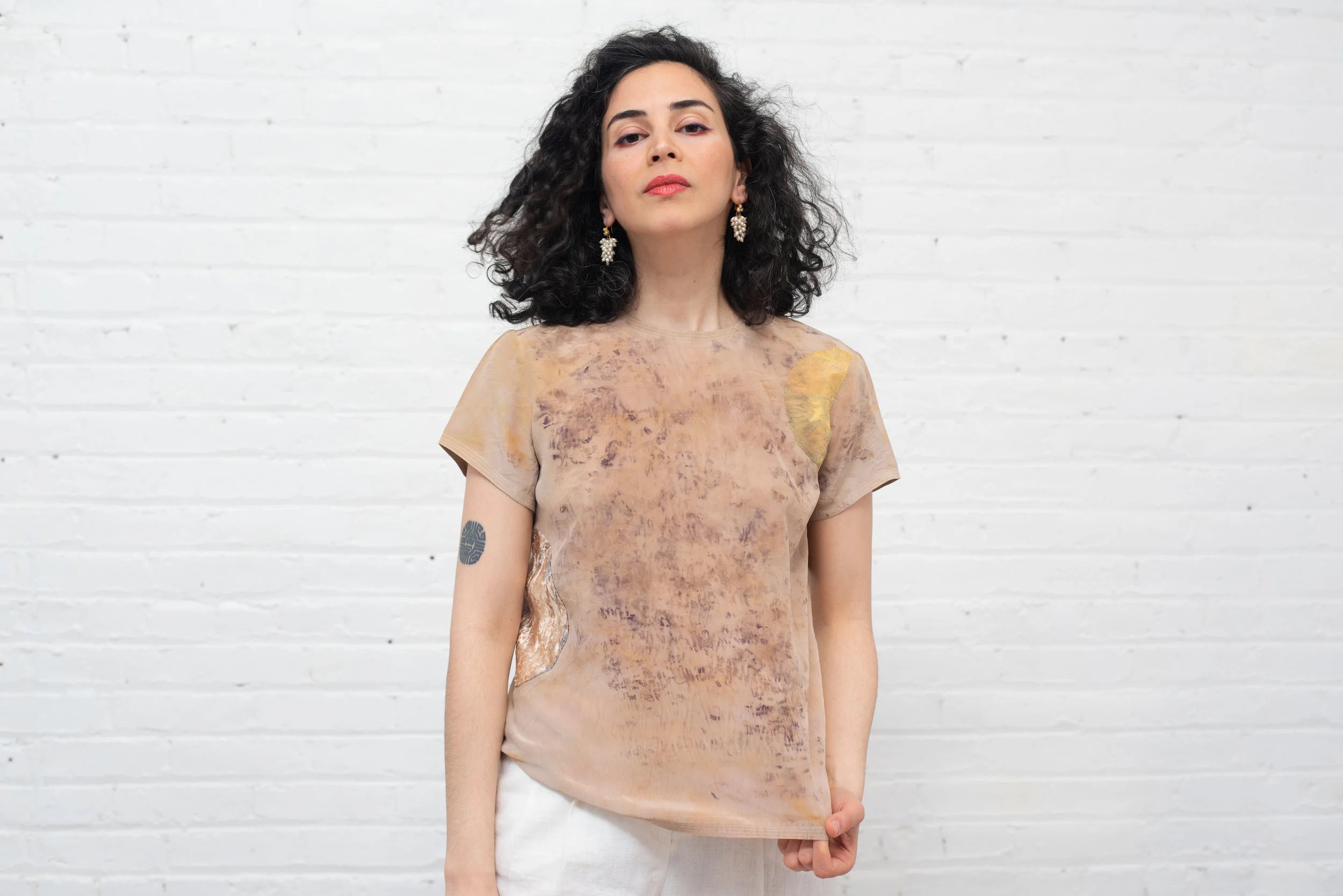 VVORK VVORK VVORK Silk Hand Dyed Top