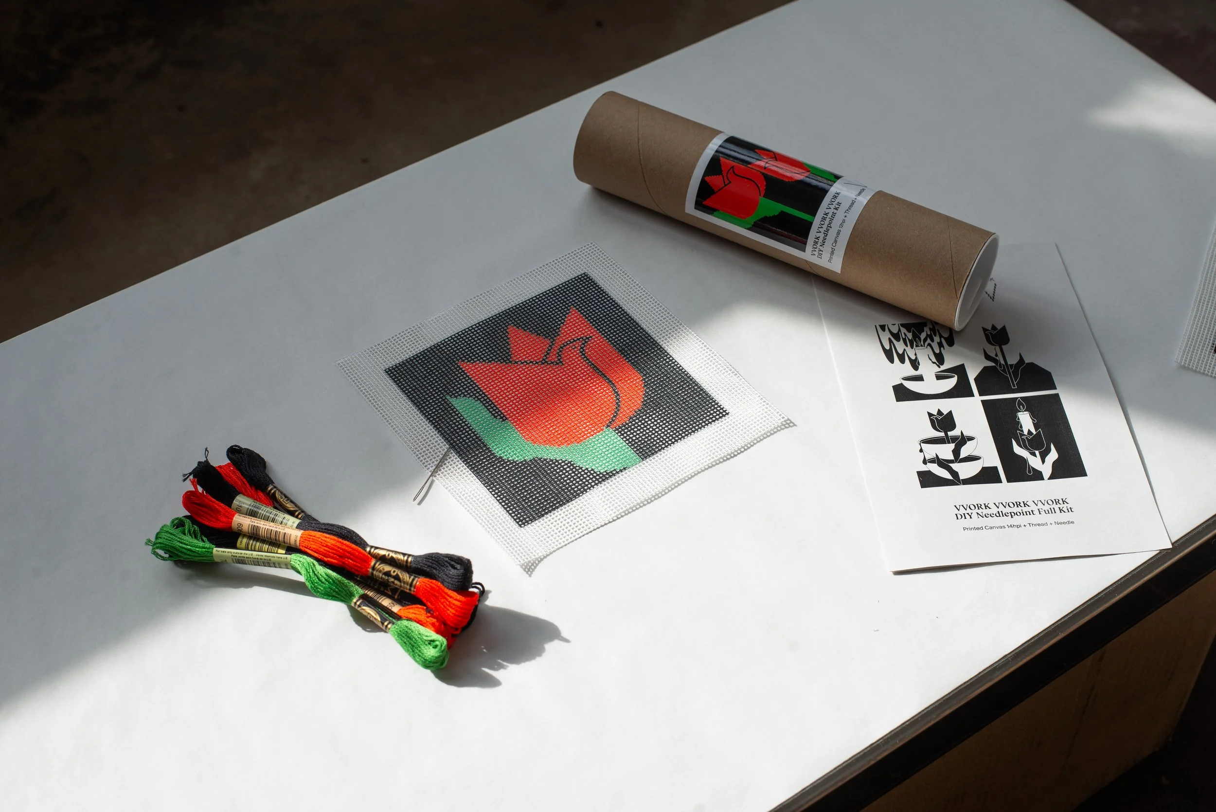 Perennial Resistance– Solo Tulips – DIY Needlepoint Full Kit4.jpg