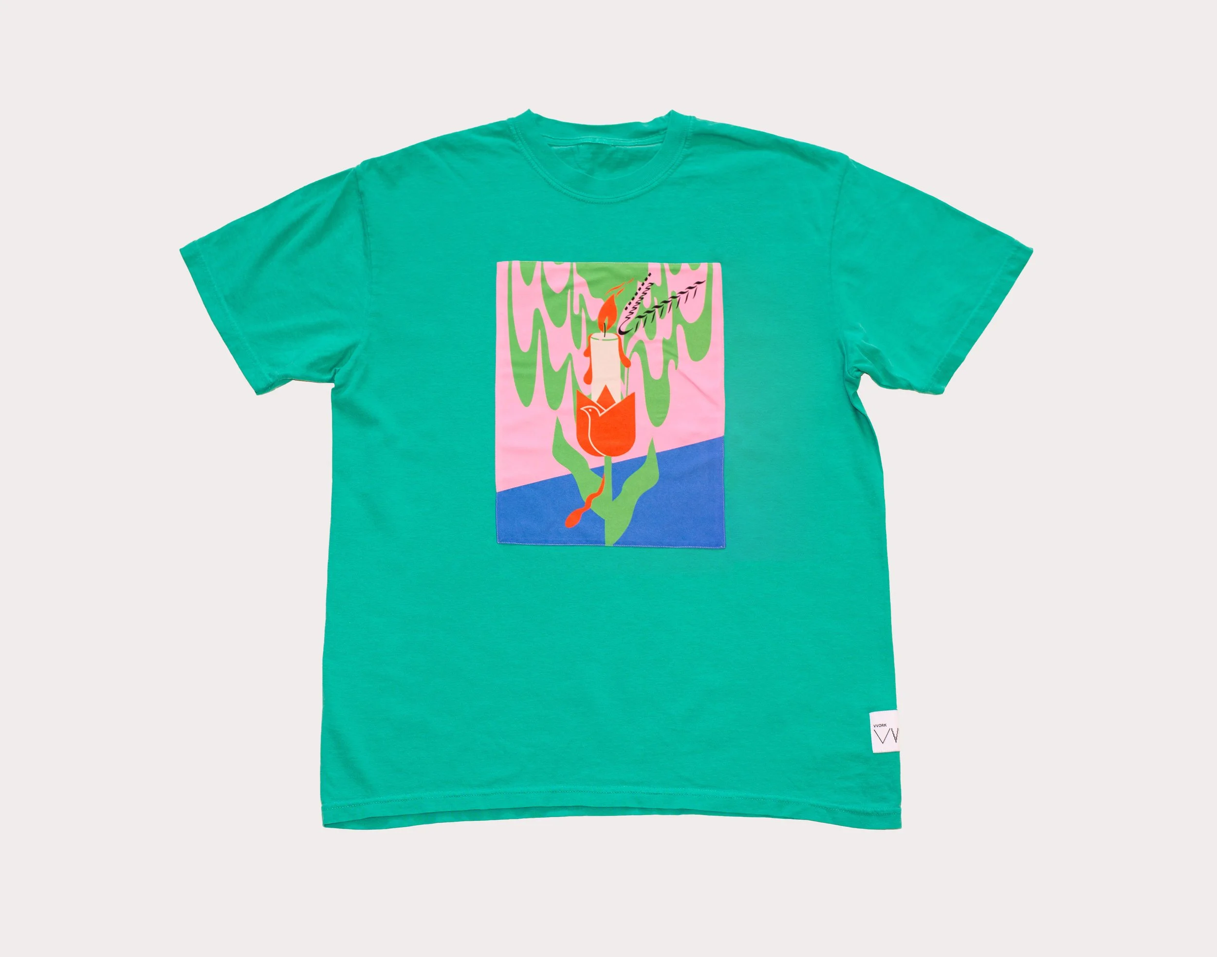 Immortal Flame Green Tee (XL)