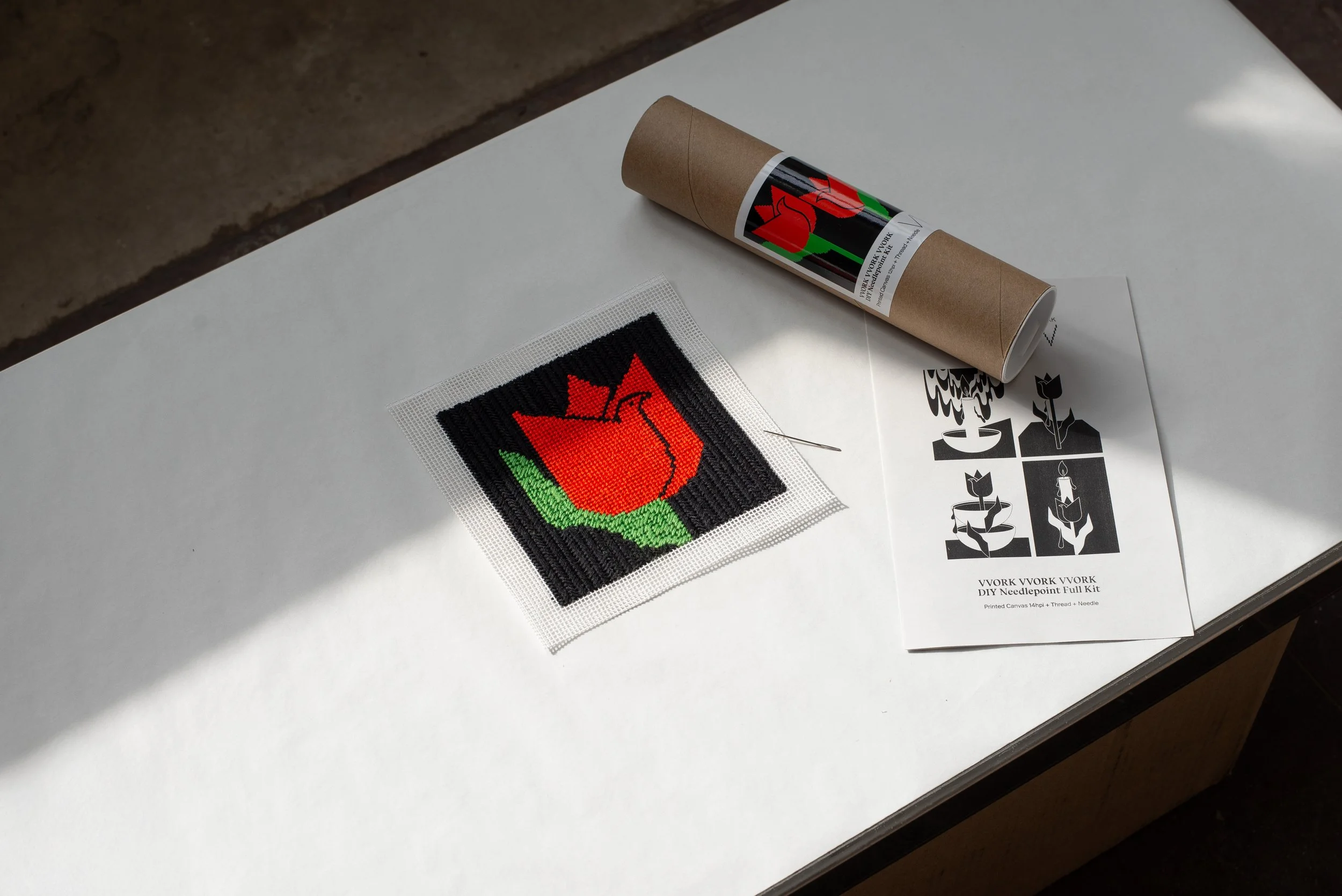 Perennial Resistance– Solo Tulips – DIY Needlepoint Full Kit5.jpg