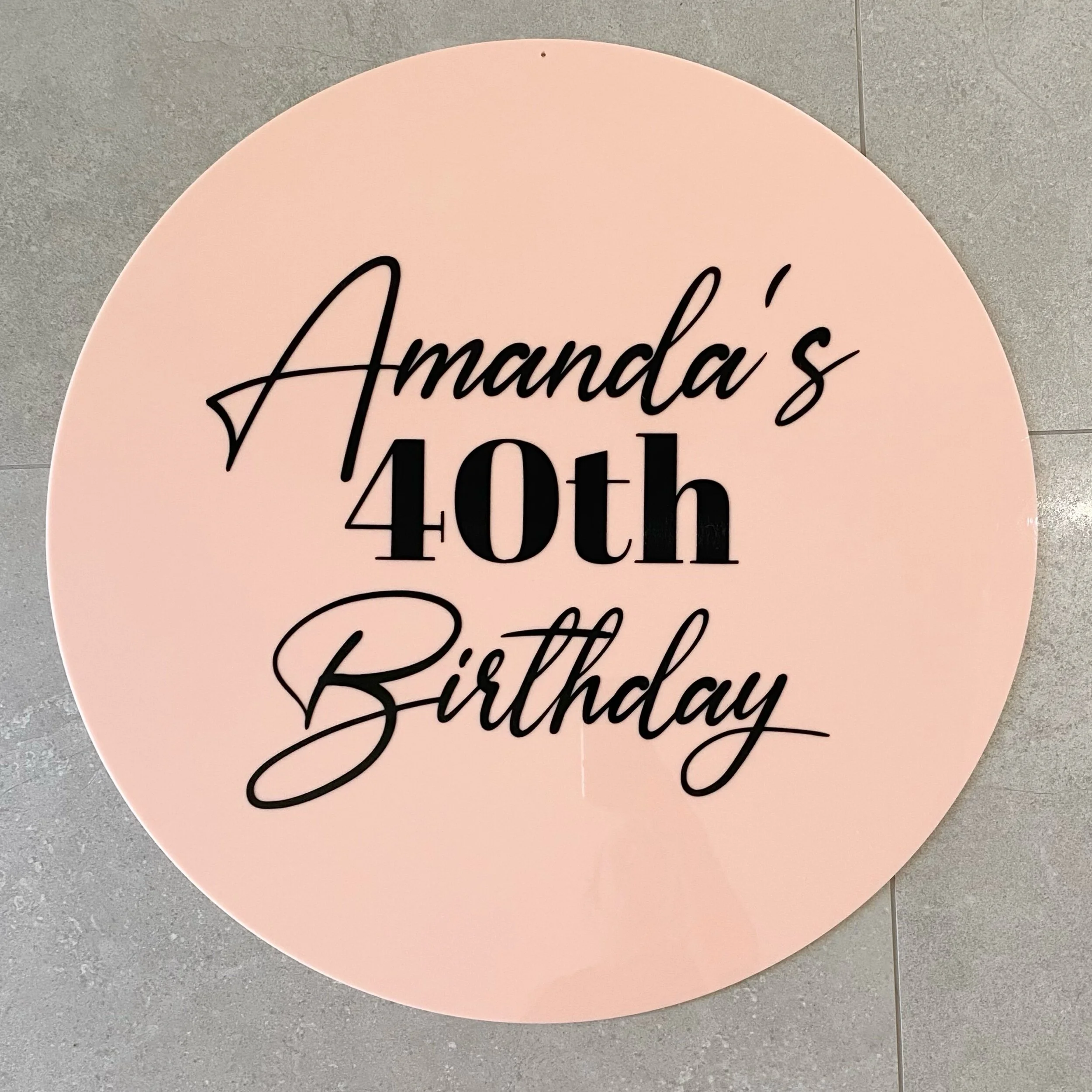 Event Signage — Gold Coast Flower Walls