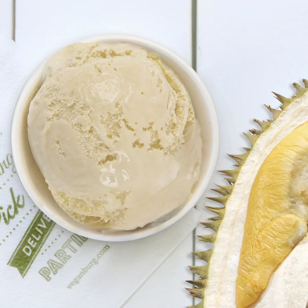 VeganBurg's new sorbet - D24 Durian Sorbet