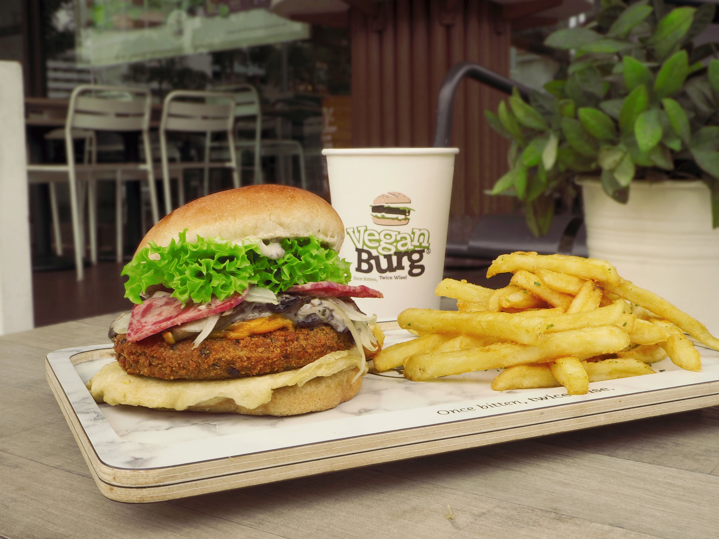 VeganBurg — VeganBurg Launches Anniversary Lucky #9 Burger