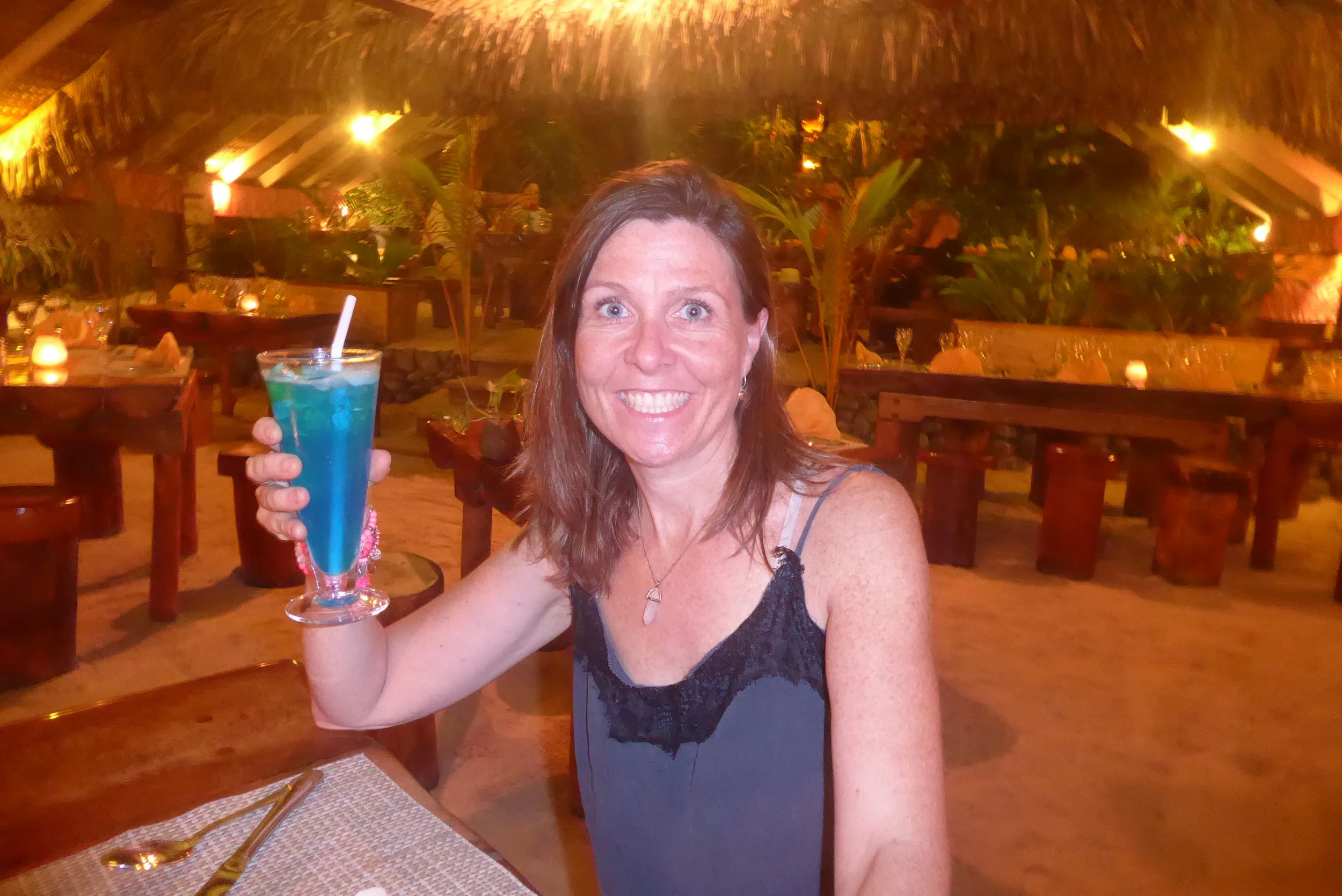 Drinking cocktails at Bloody Mary's is a must do!