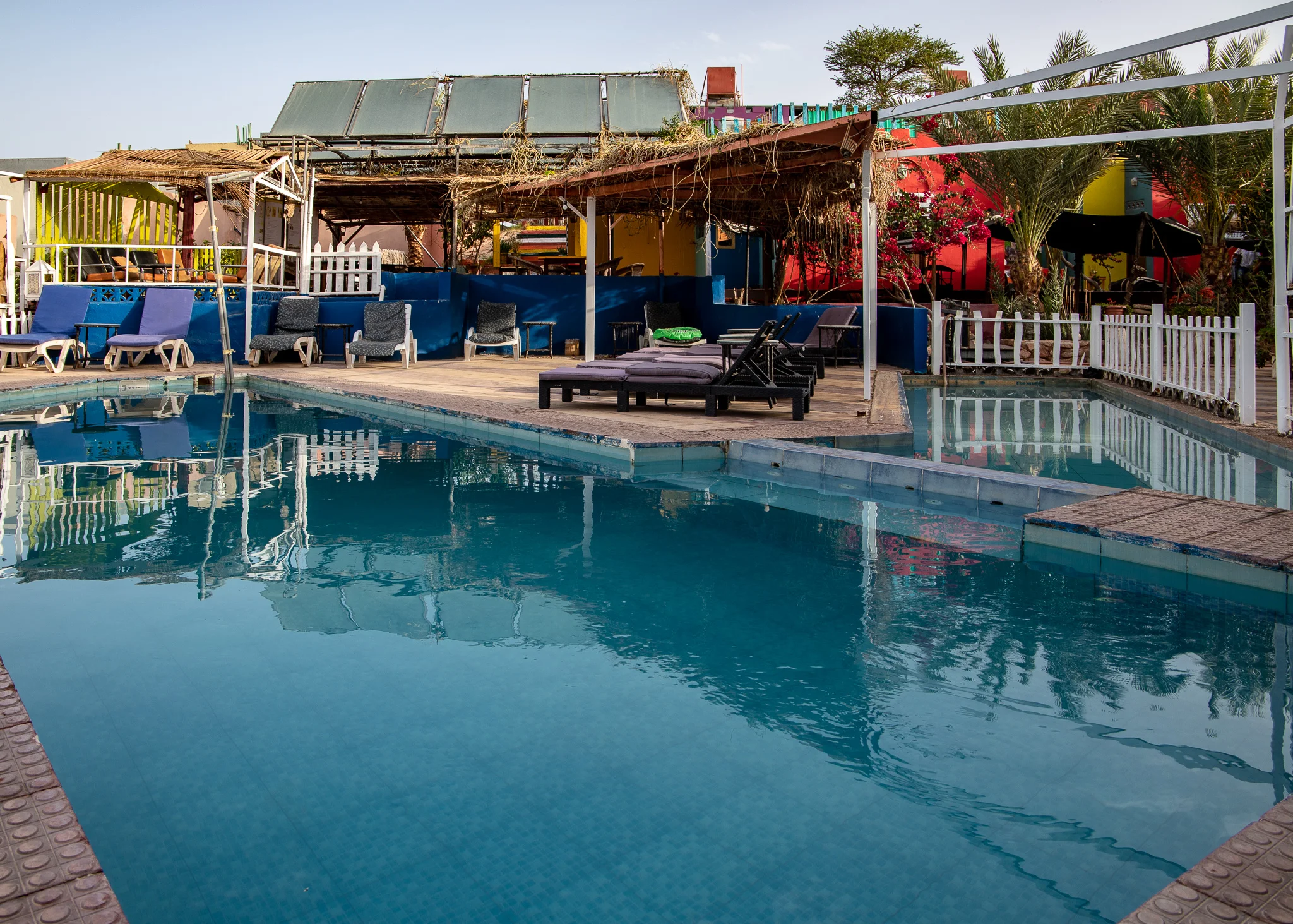The chilly pool at Bedouin Garden Village