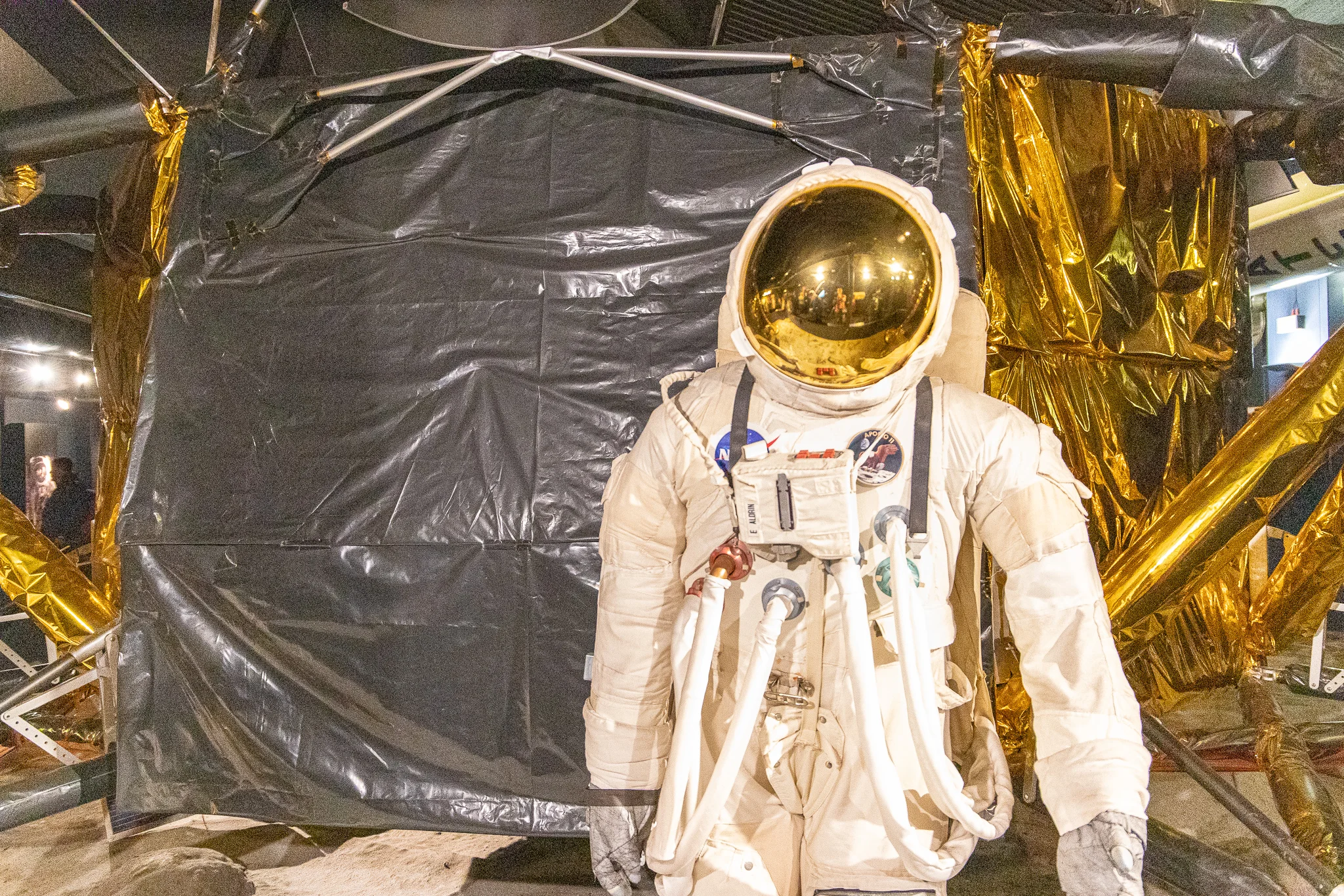 Space man inside the Science Museum