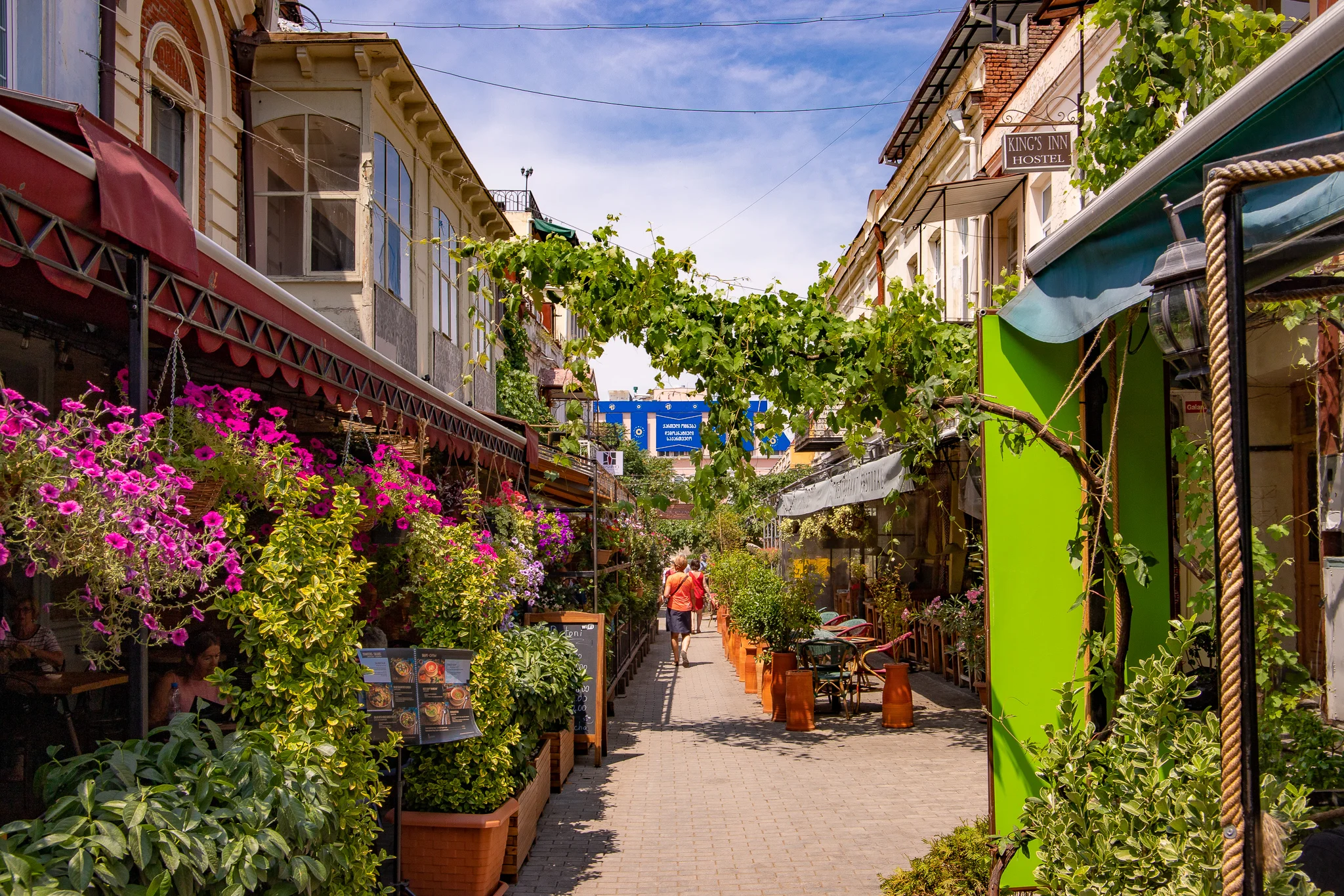 The evergreen Erekle II Street