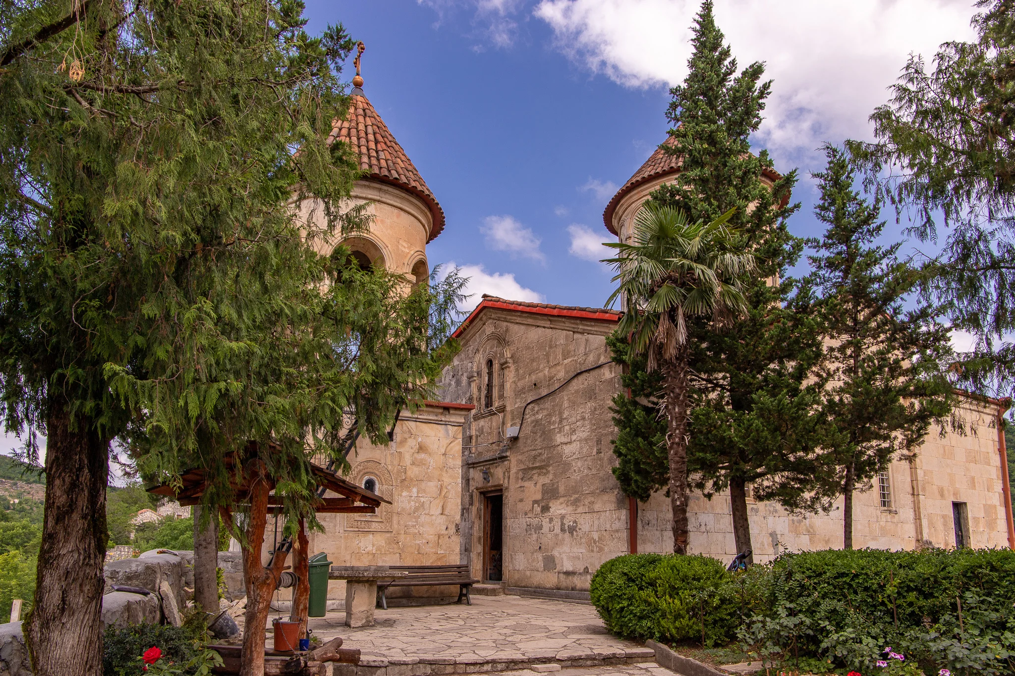 The backside of the Monastery