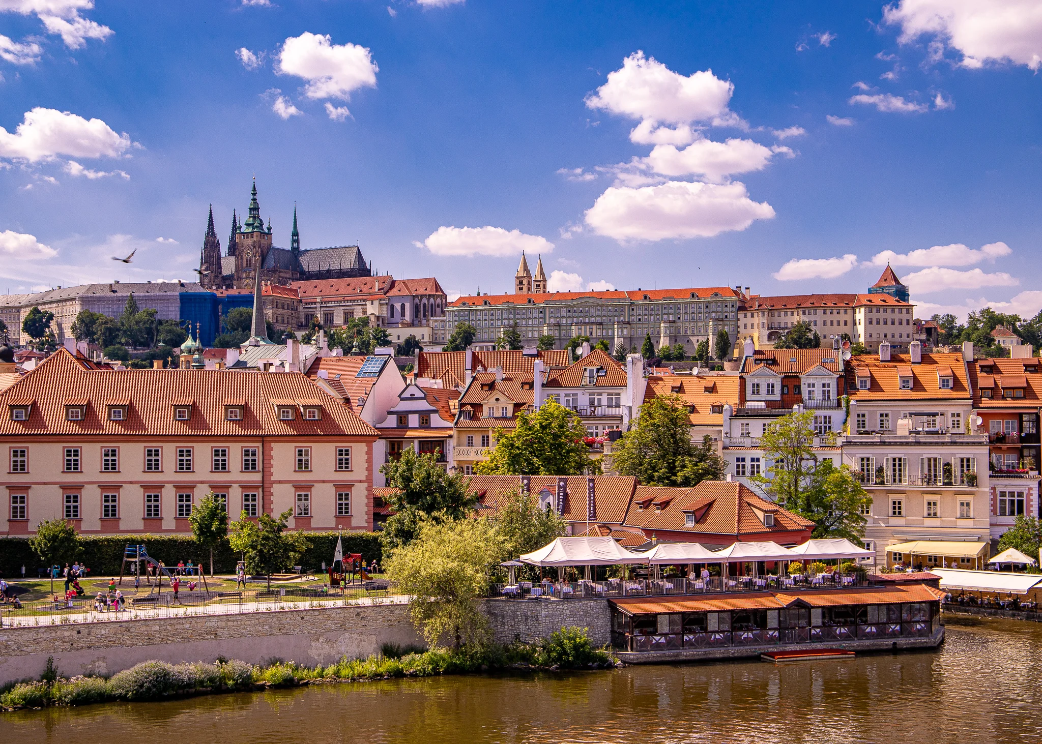 Prague Castle Complex in the background