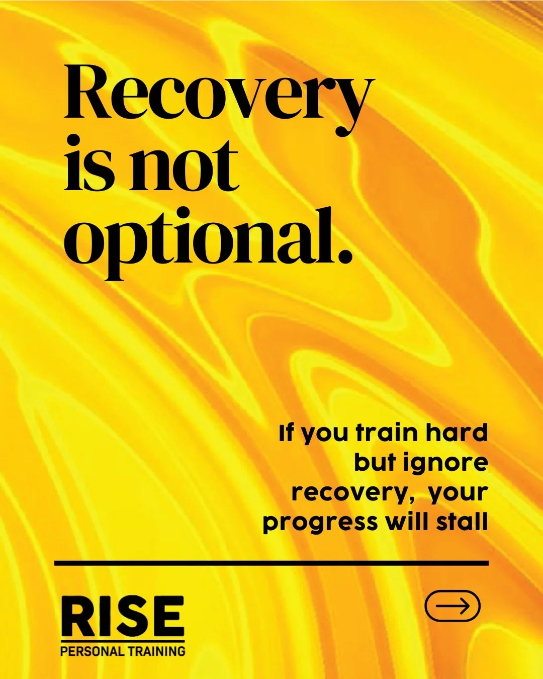 Take time to recover,
your body will thank you 😌