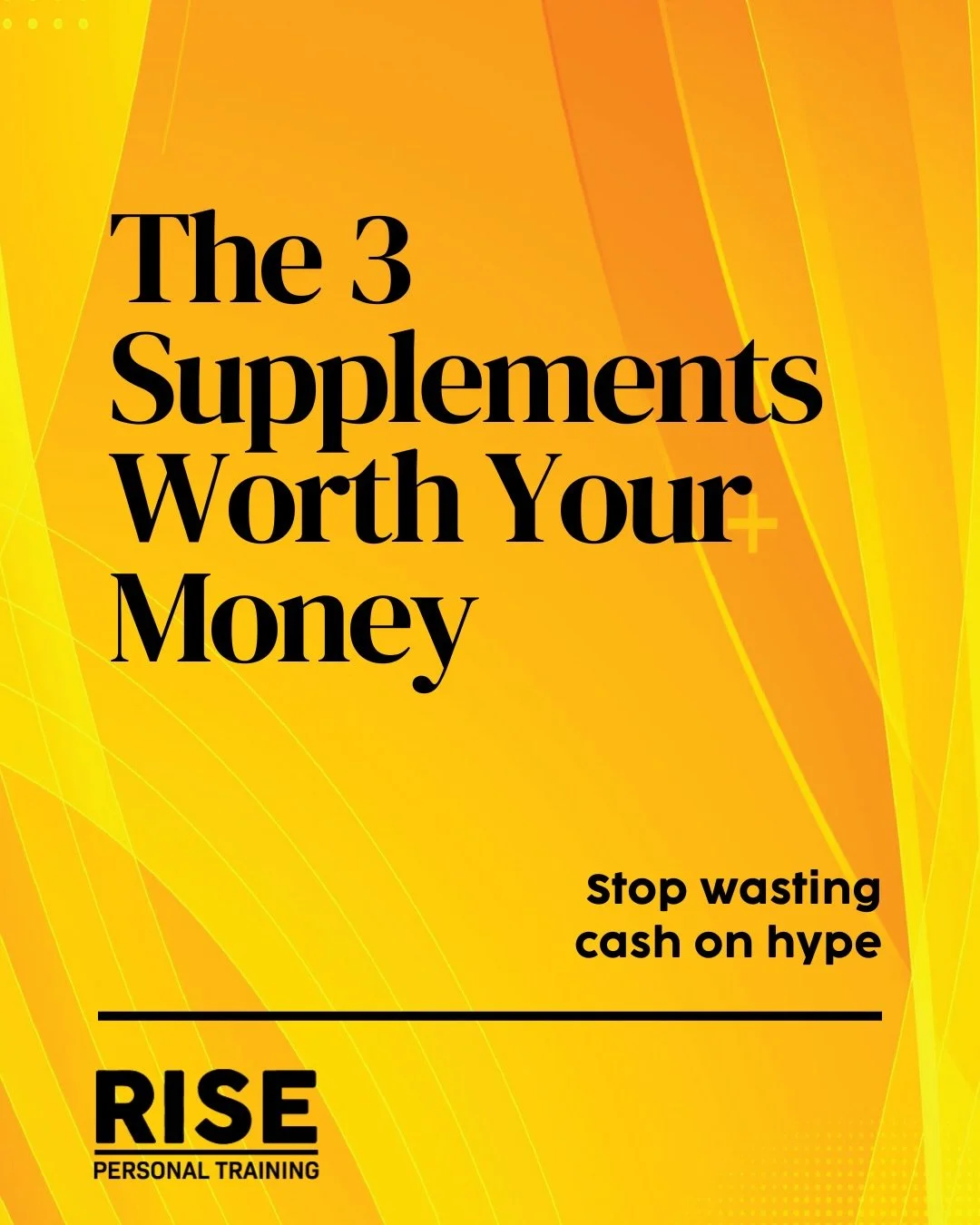 Most supplements are hype.
These are not.

If you want better results, start with the basics before wasting money. 👏💸