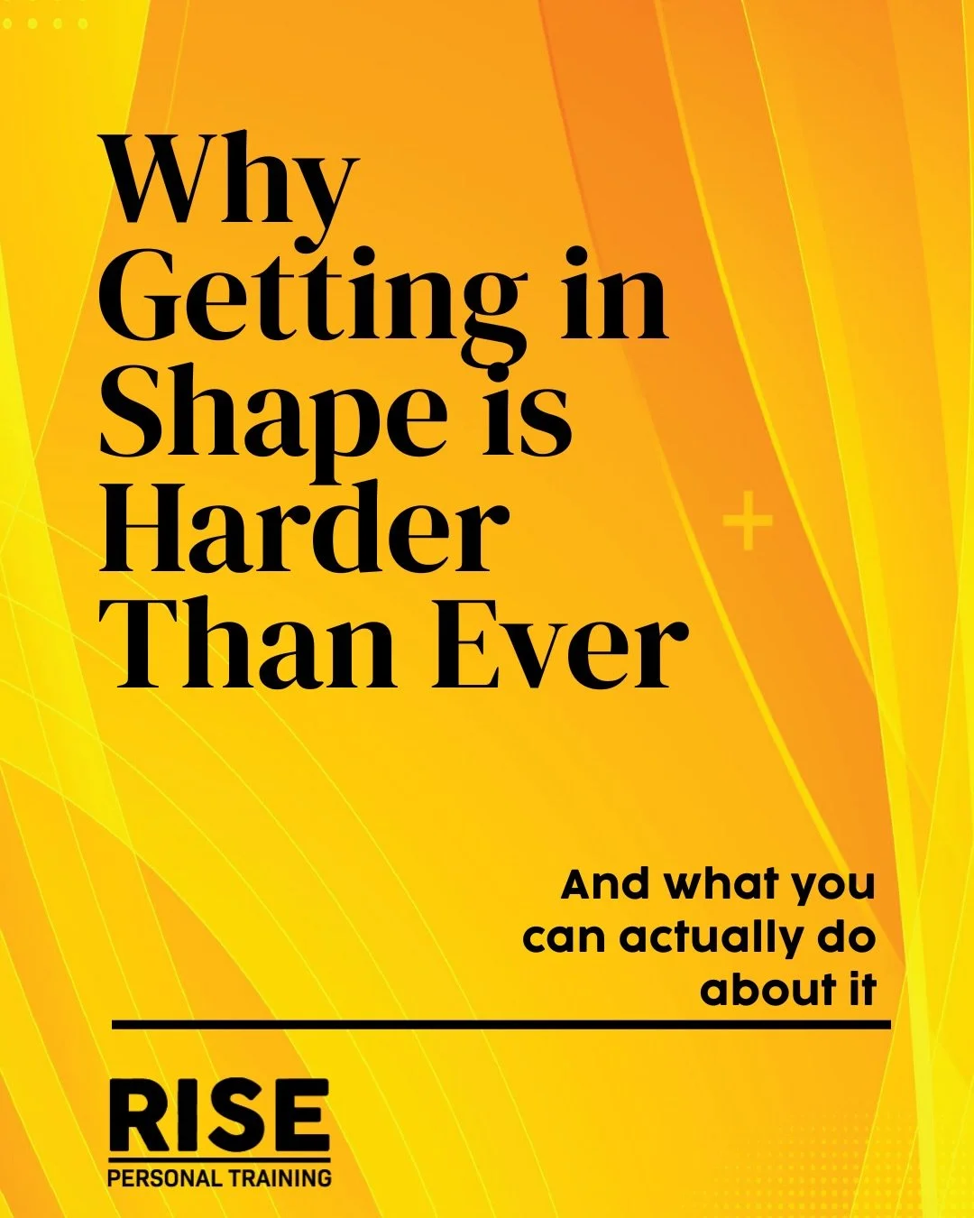 What worked 10 years ago won&rsquo;t work the same today. 
And that&rsquo;s okay. 

Fitness now requires intention, not extremes. 
Small habits add up faster than you think. 💪