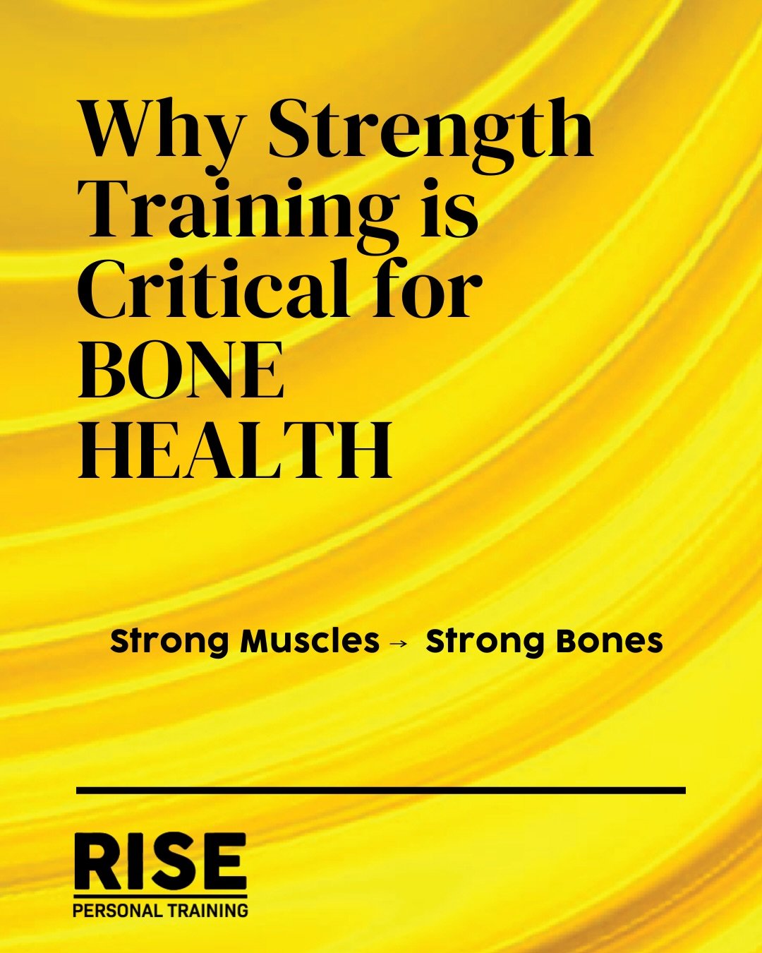 STRONG MUSCLES &mdash;> STRONG BONES 💪
