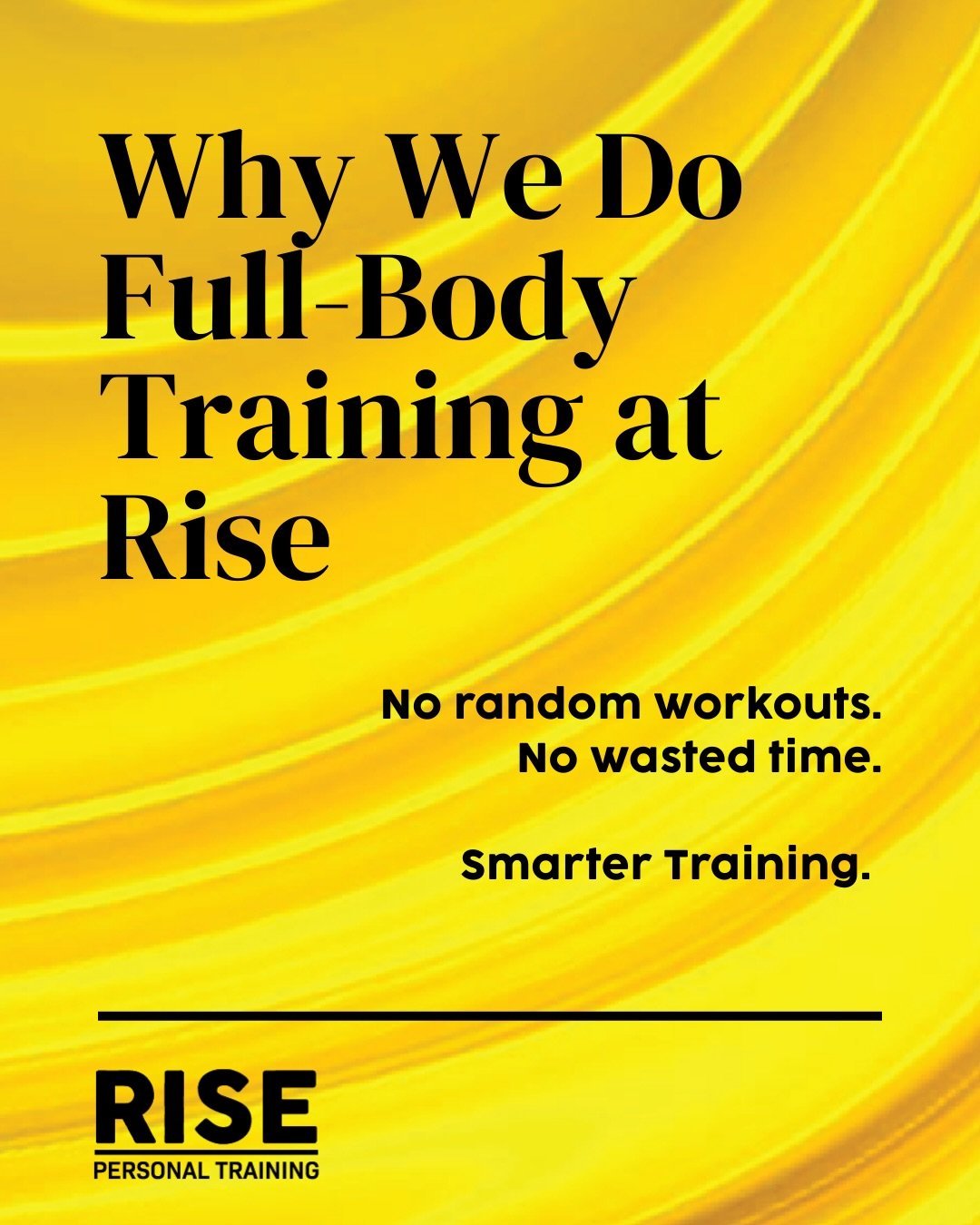 Methodology behind Rise Personal Training. 💪 
Let&rsquo;s train smarter.
