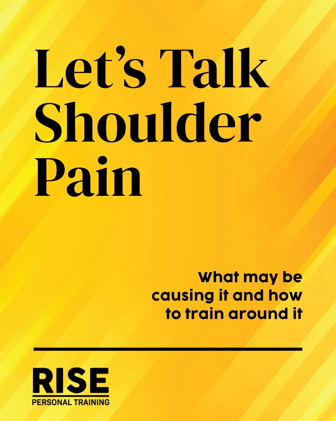 Are you experiencing Shoulder Pain??